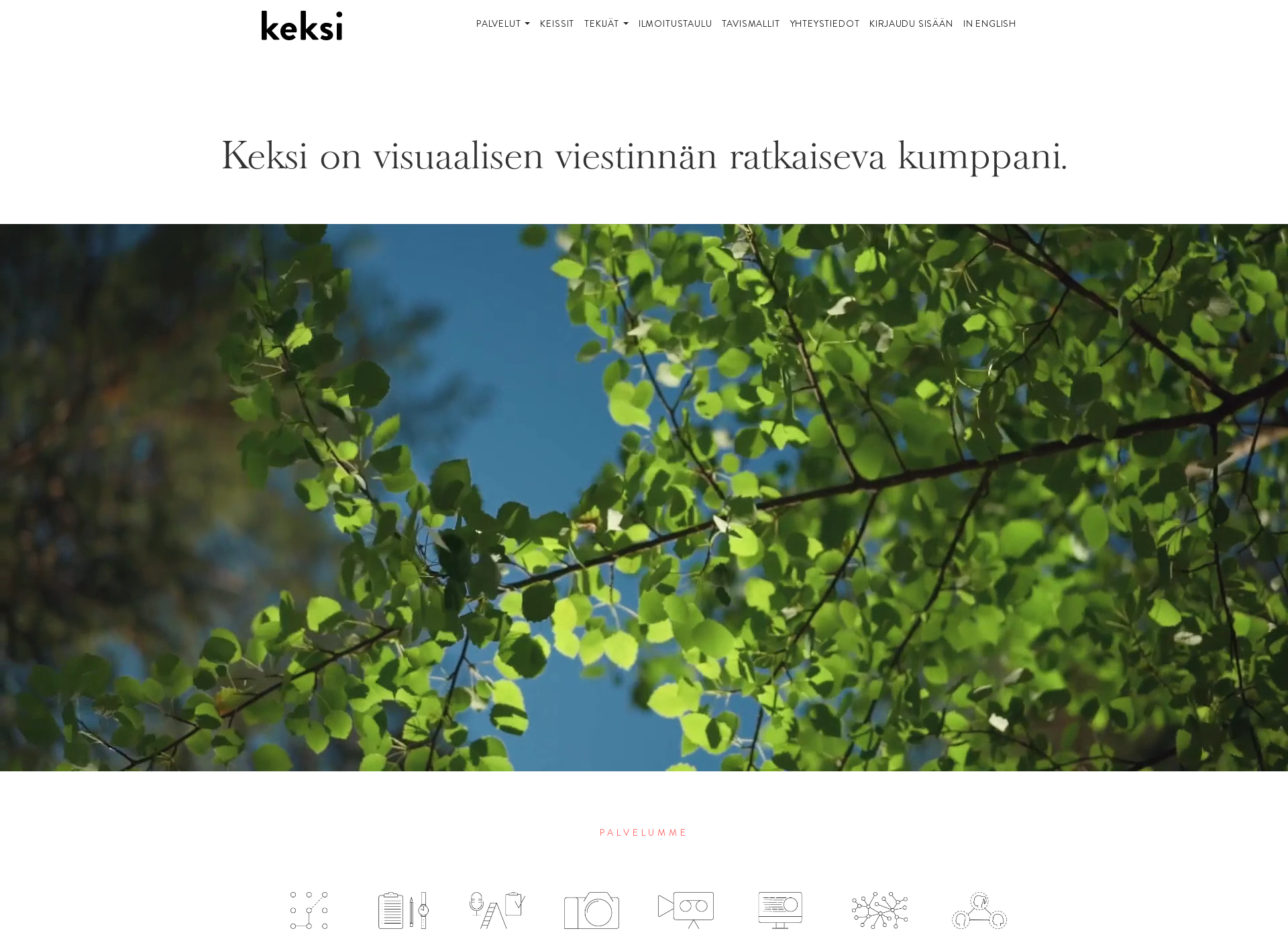 Screenshot for keksiagency.fi
