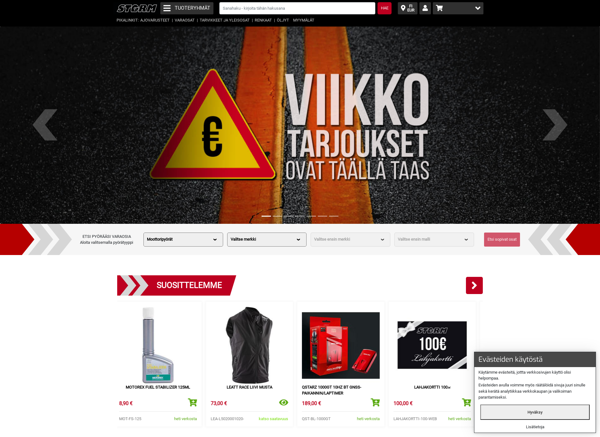 Screenshot for kelkkakauppa.fi