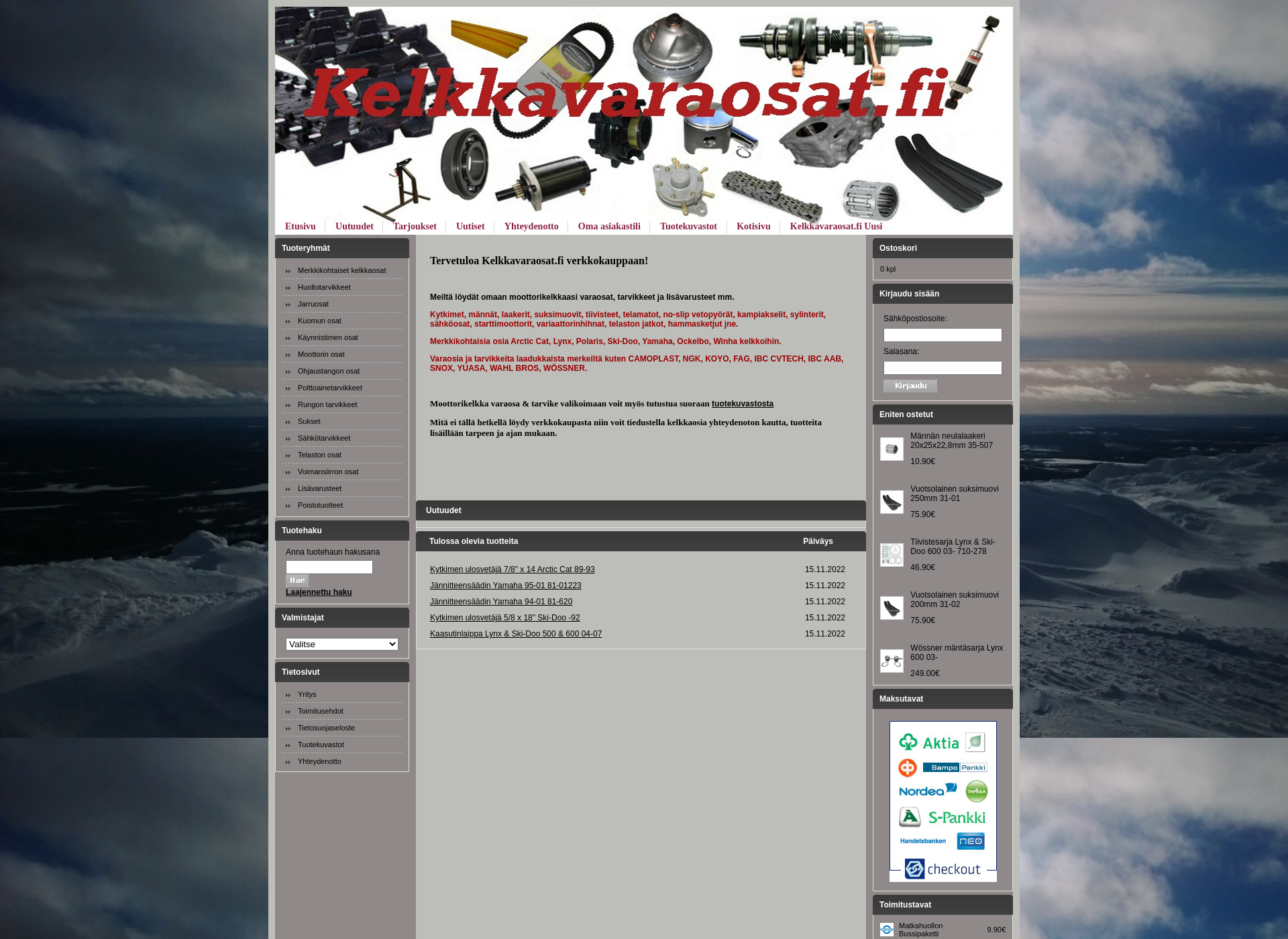 Screenshot for kelkkavaraosat.fi