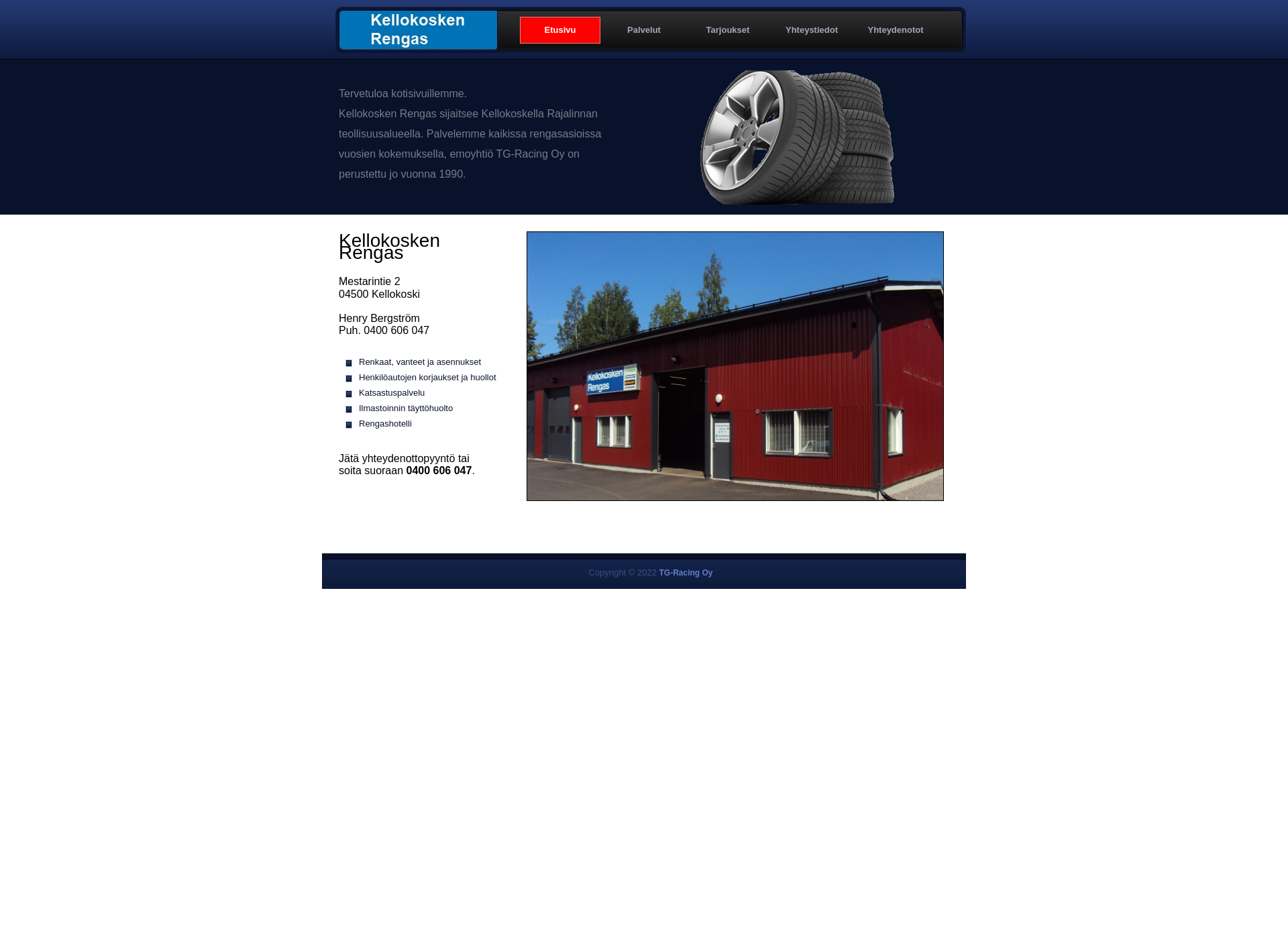 Screenshot for kellokoskenrengas.fi