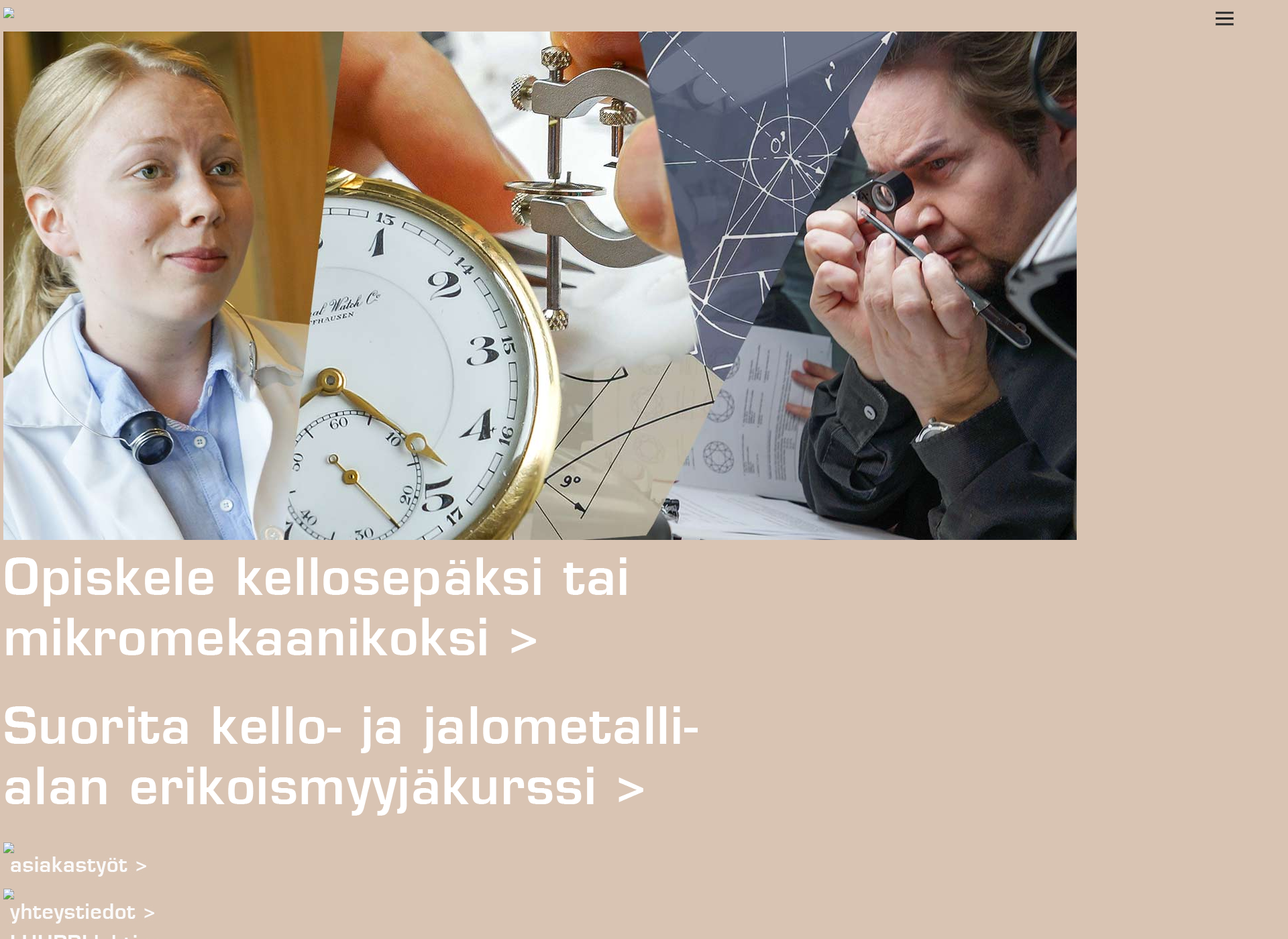 Skärmdump för kelloseppakoulu.fi