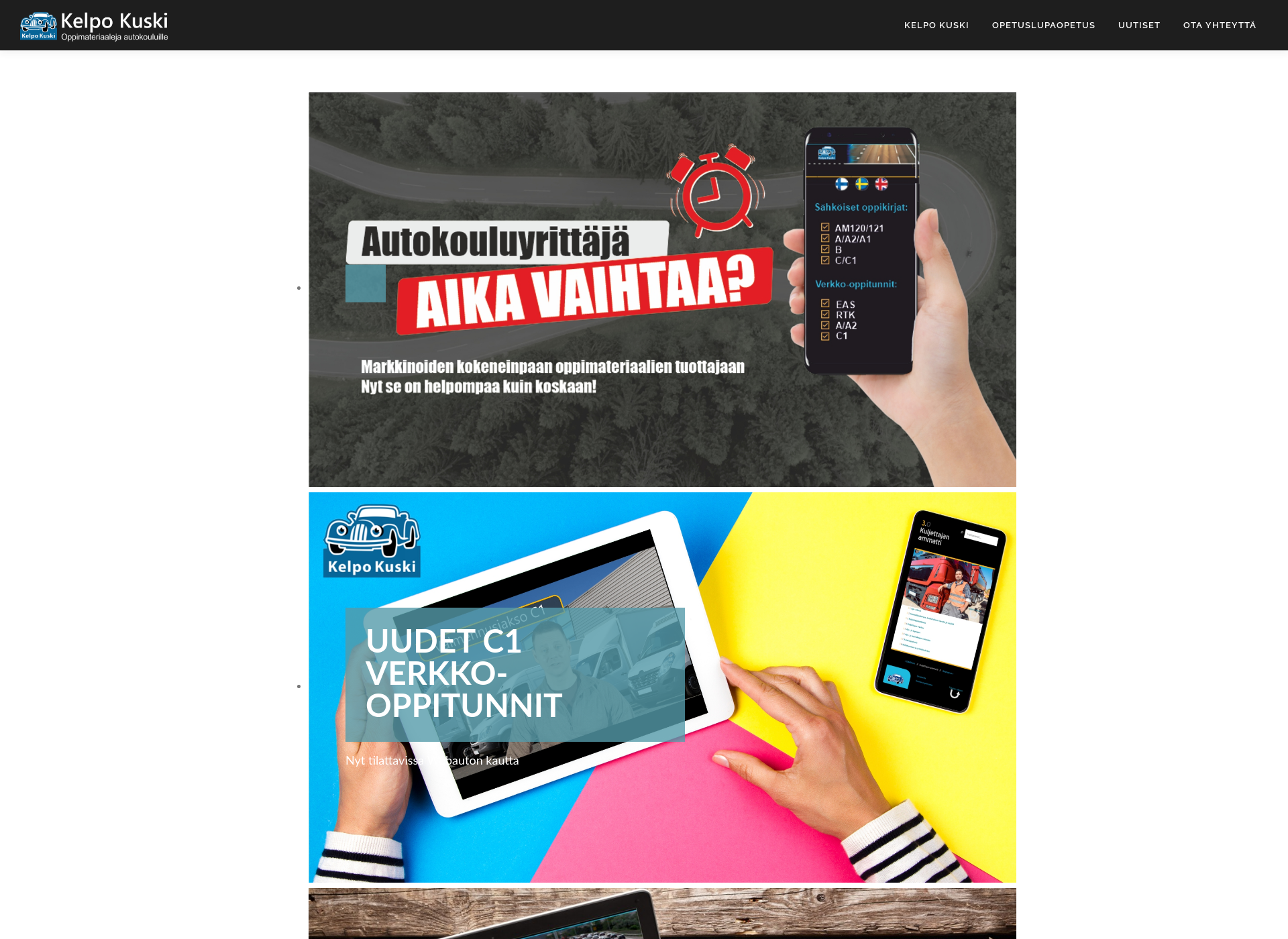 Screenshot for kelpokuski.fi