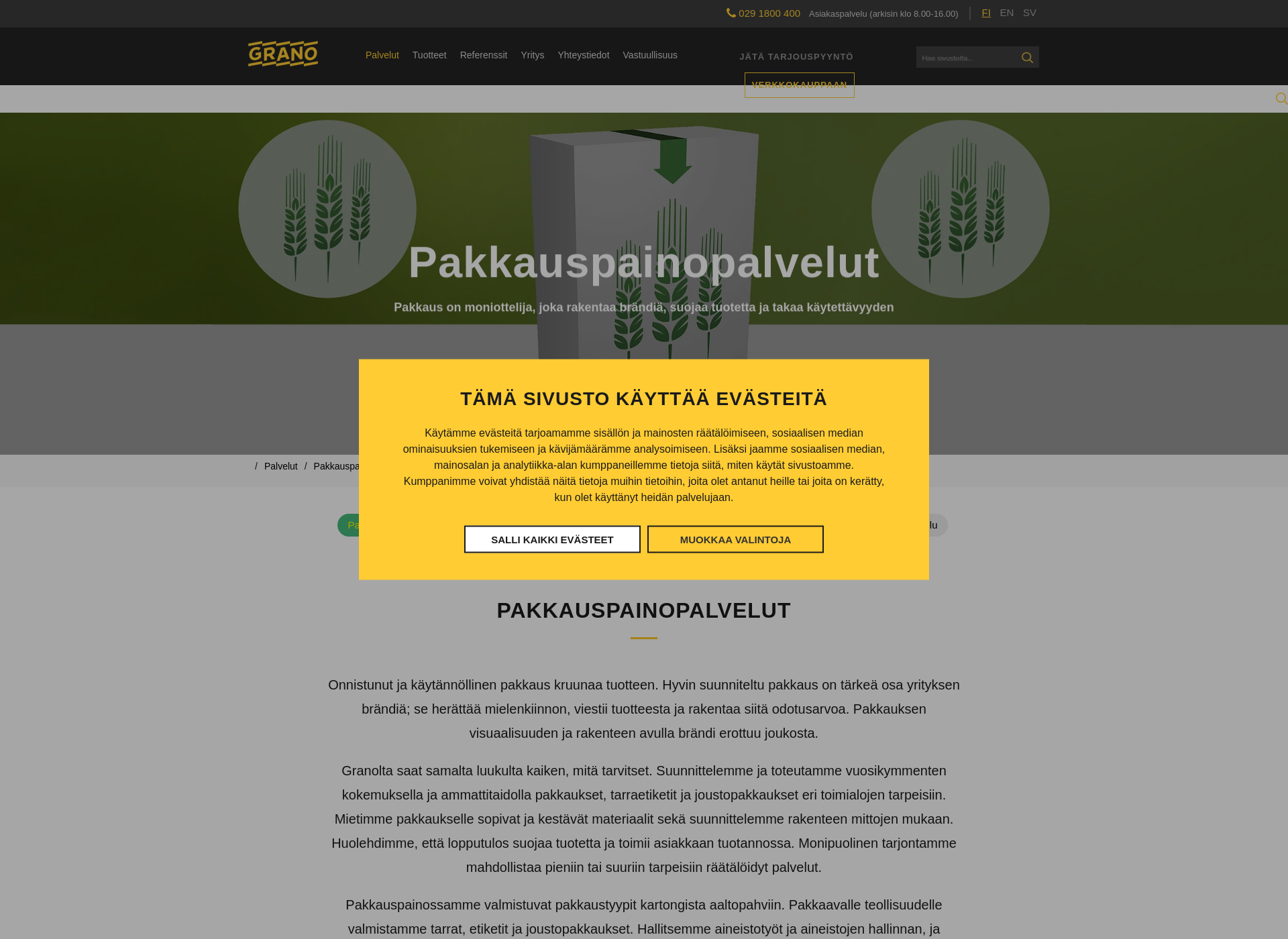 Screenshot for kelpopainotalo.fi