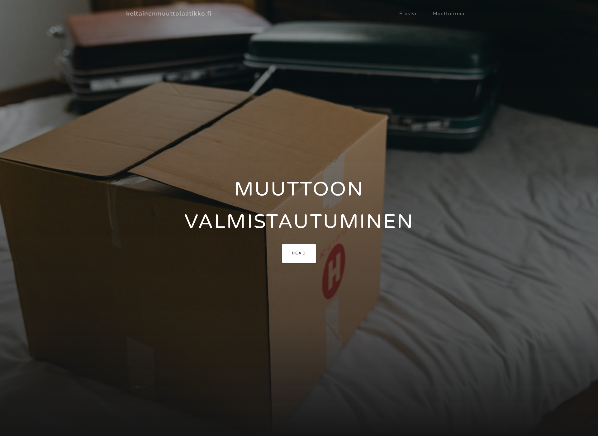 Skärmdump för keltainenmuuttolaatikko.fi