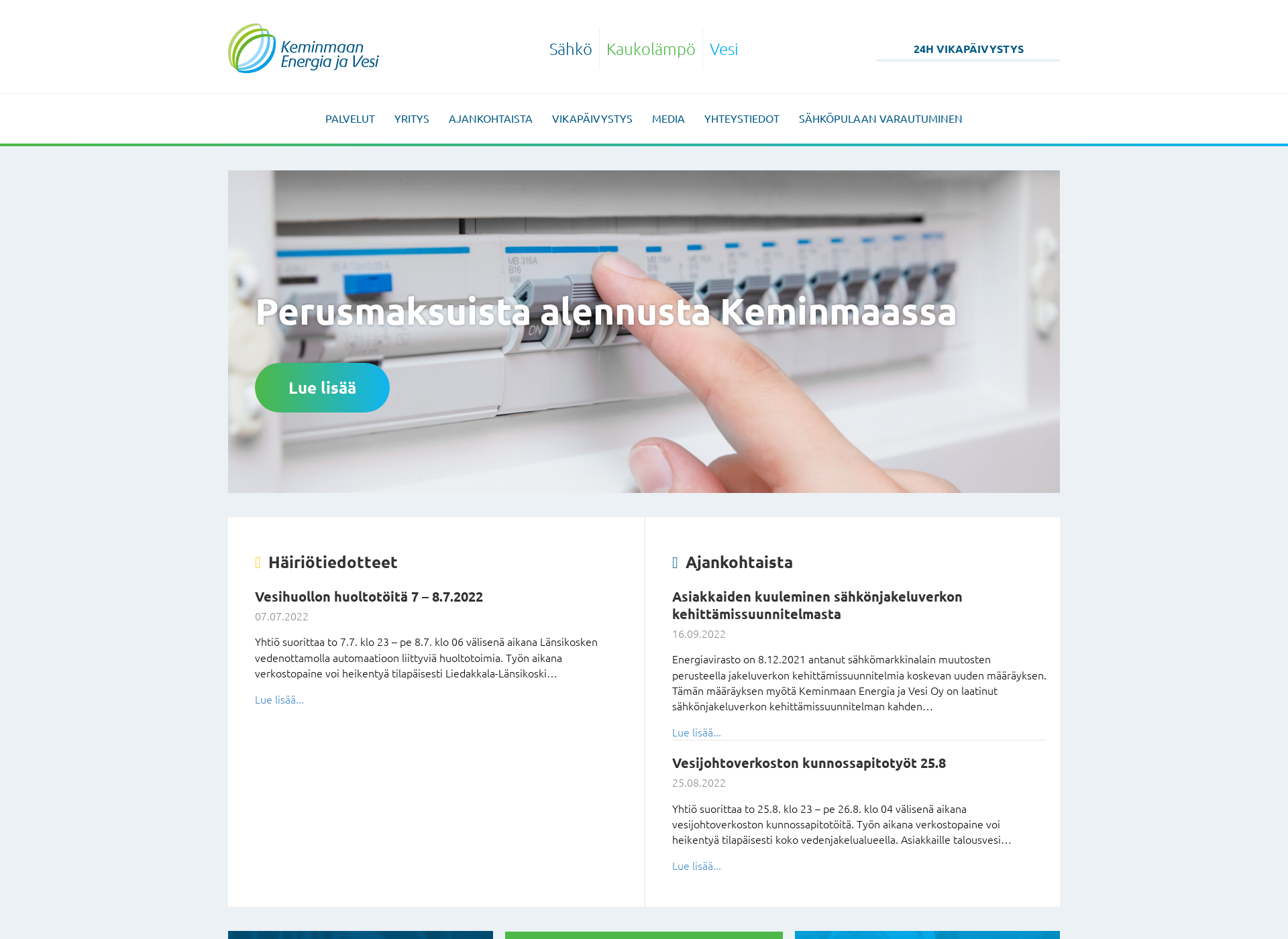 Screenshot for keminmaanenergia.fi