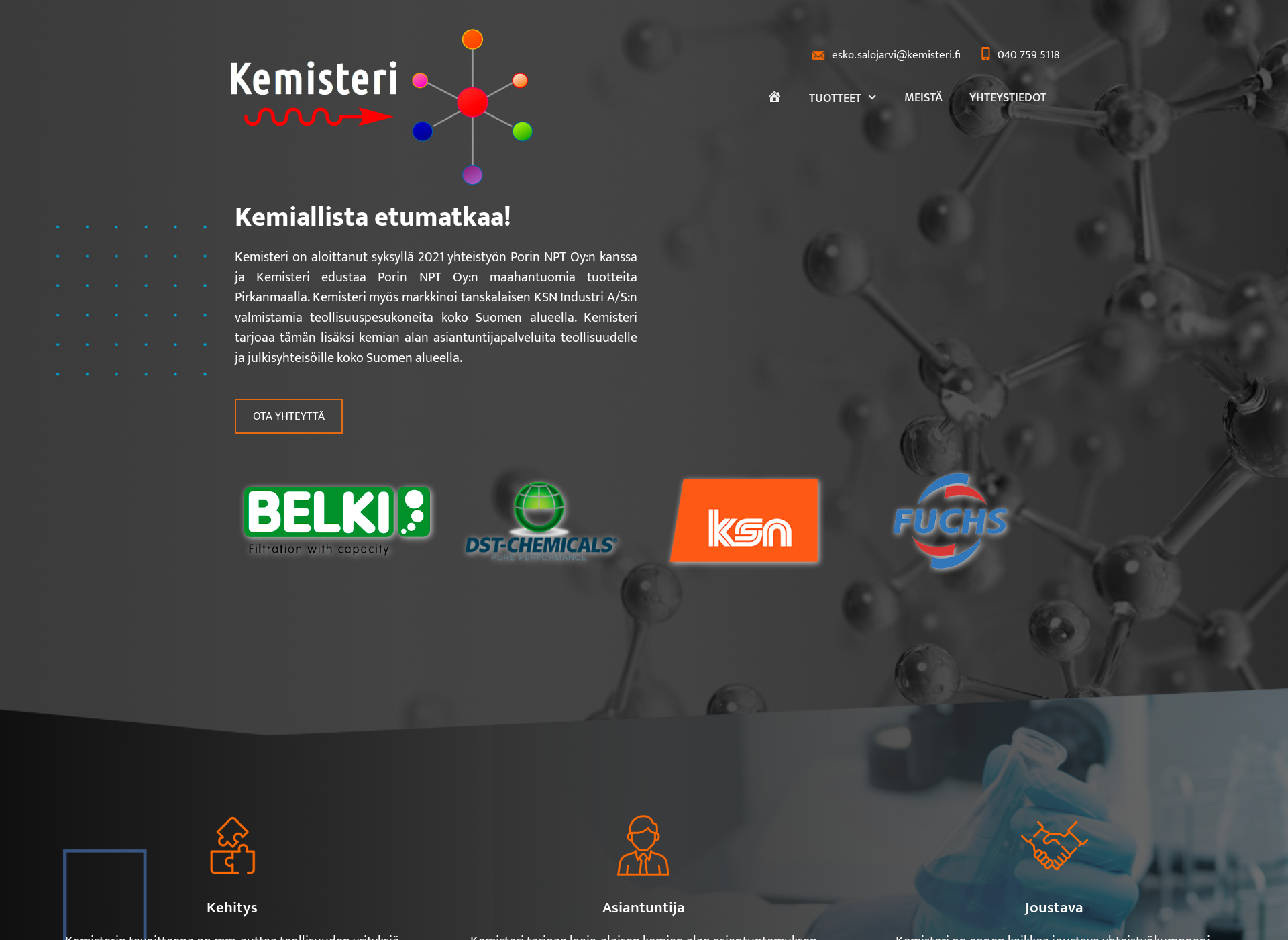 Screenshot for kemisteri.fi