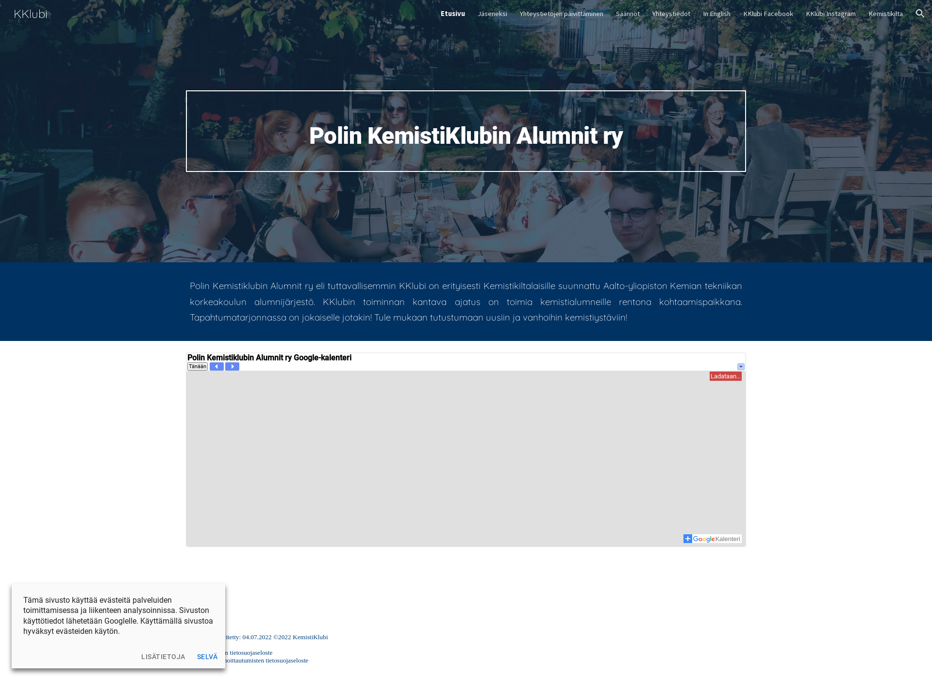 Screenshot for kemistiklubi.fi
