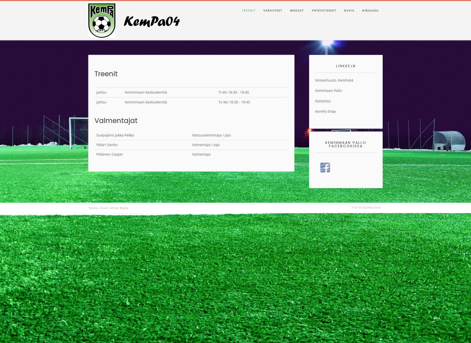 Screenshot for kempa04.fi