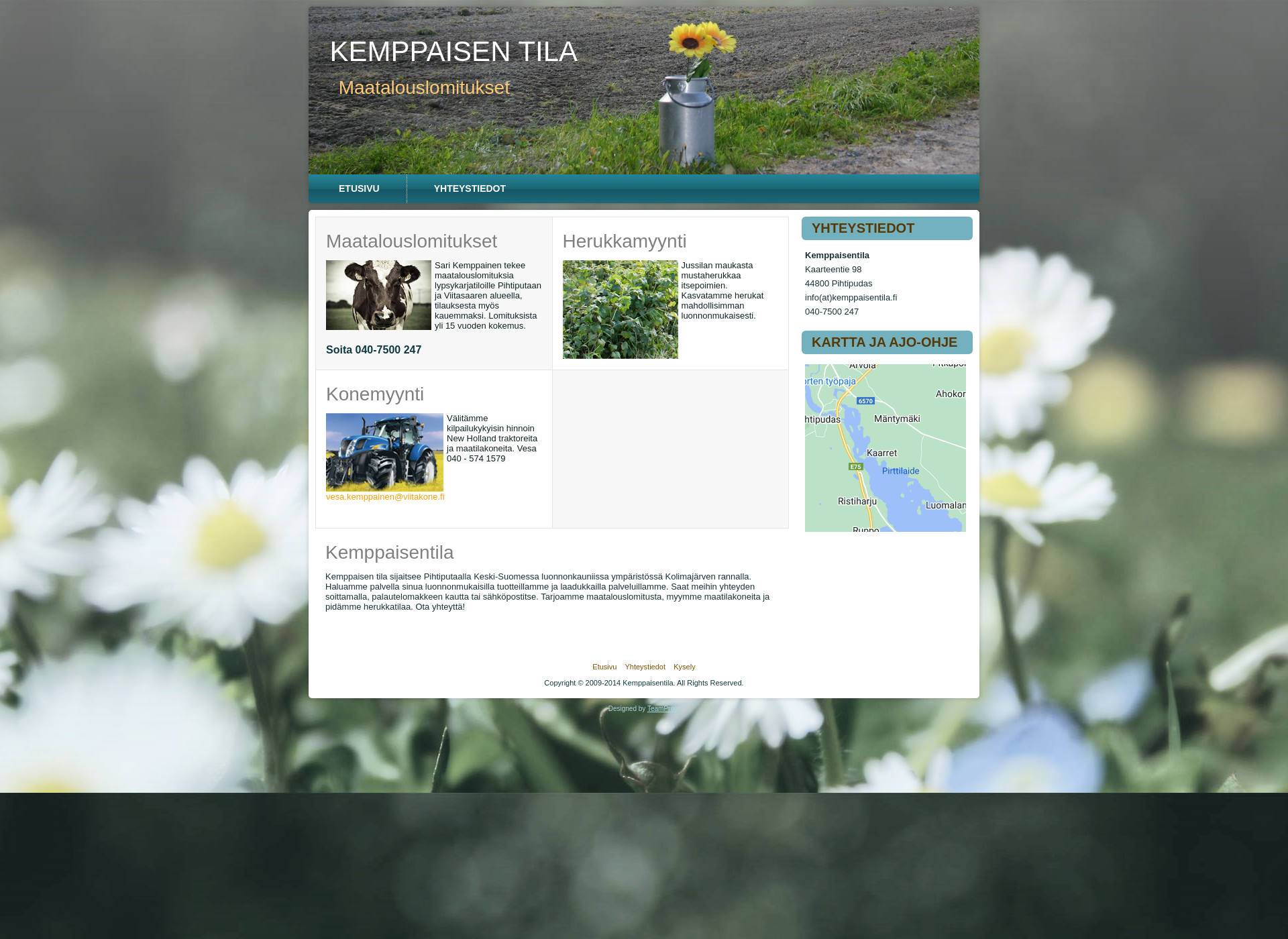 Screenshot for kemppaisentila.fi