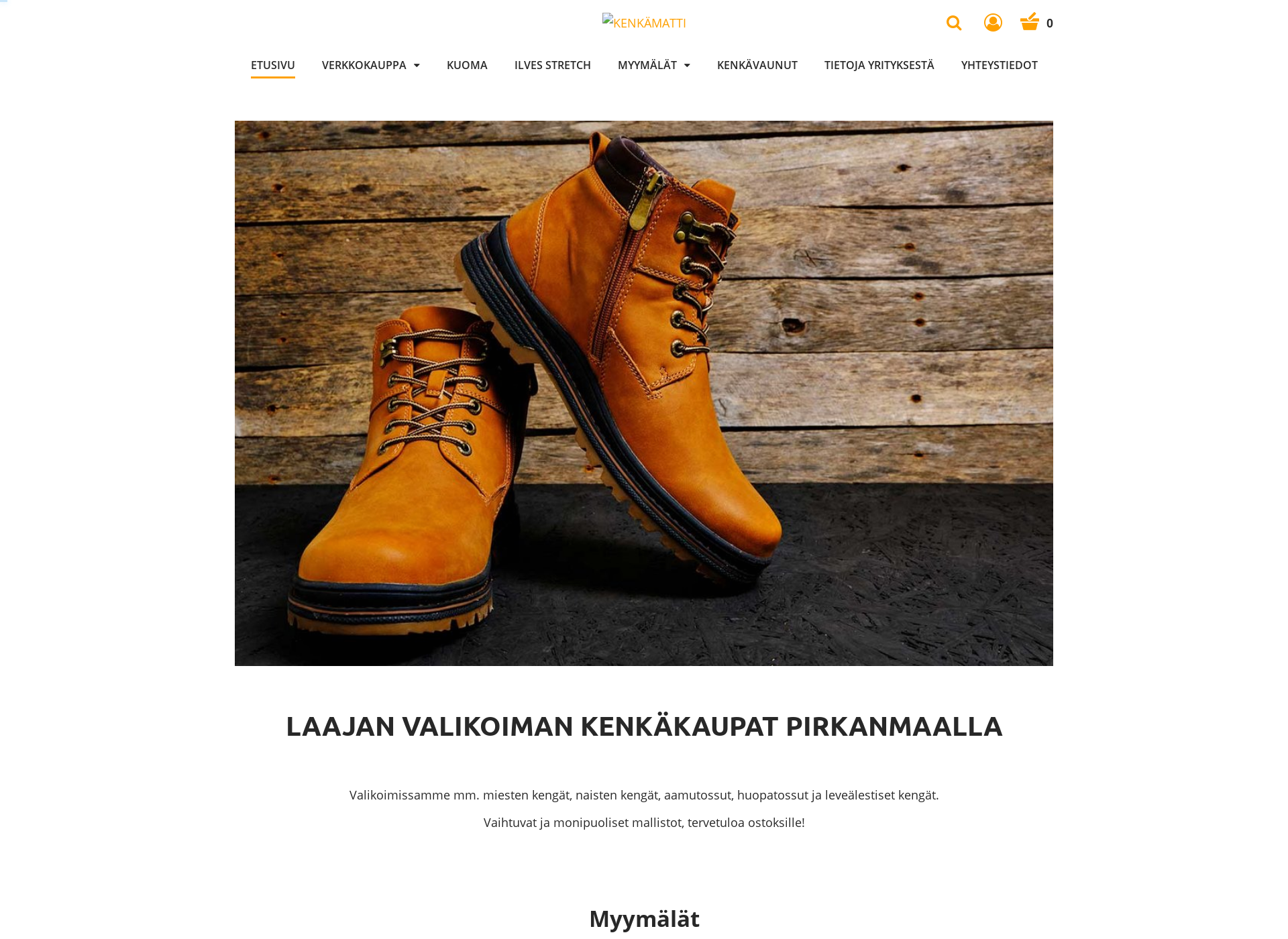 Skärmdump för kenkamatti.fi