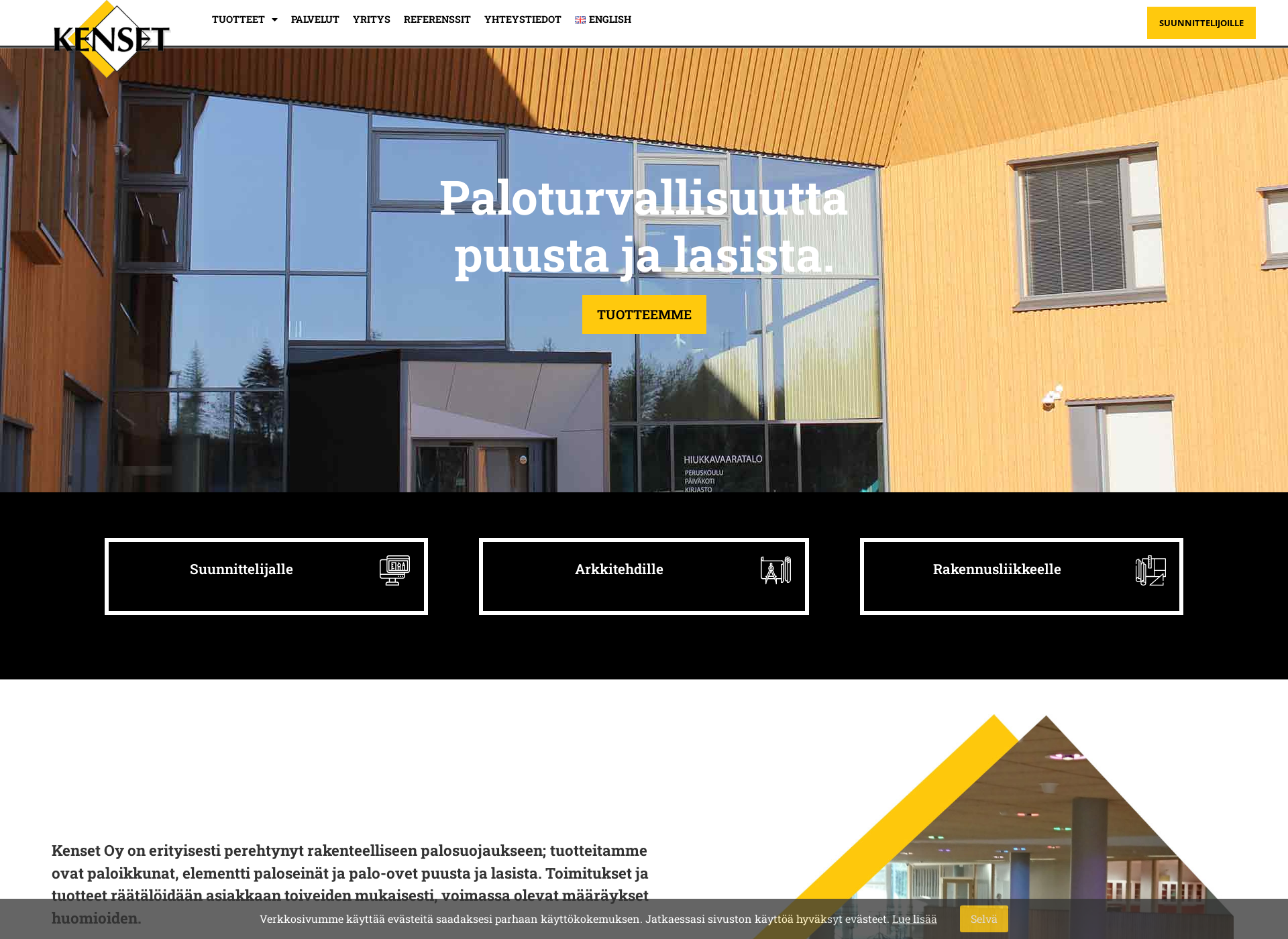 Screenshot for kenset.fi