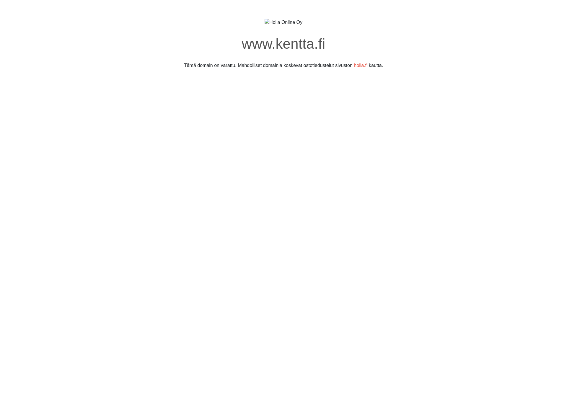 Screenshot for kentta.fi