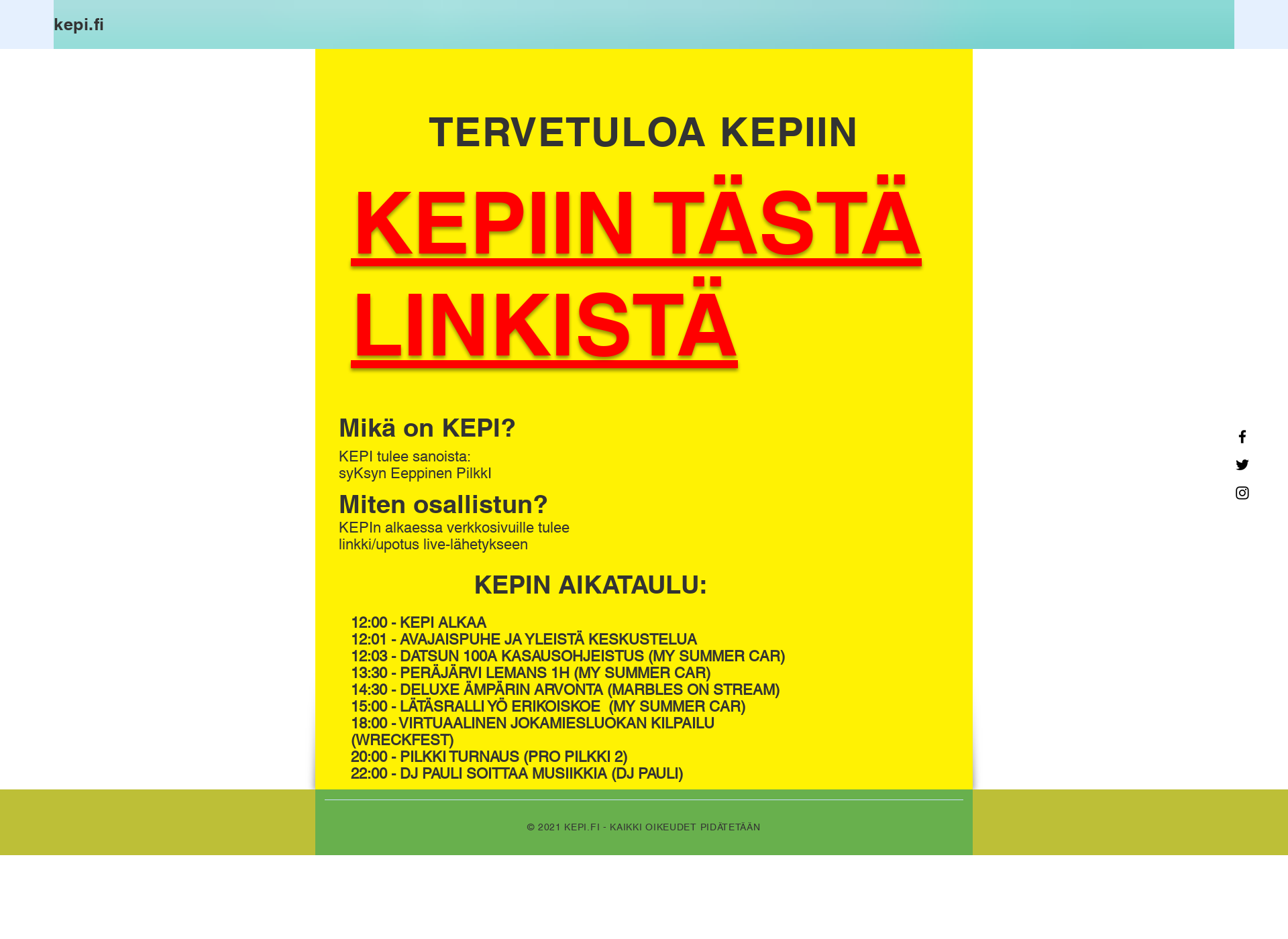 Screenshot for kepi.fi