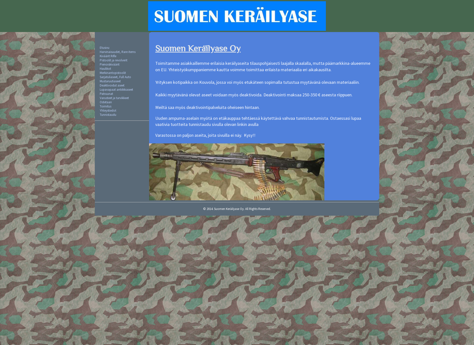 Skärmdump för kerailyase.fi