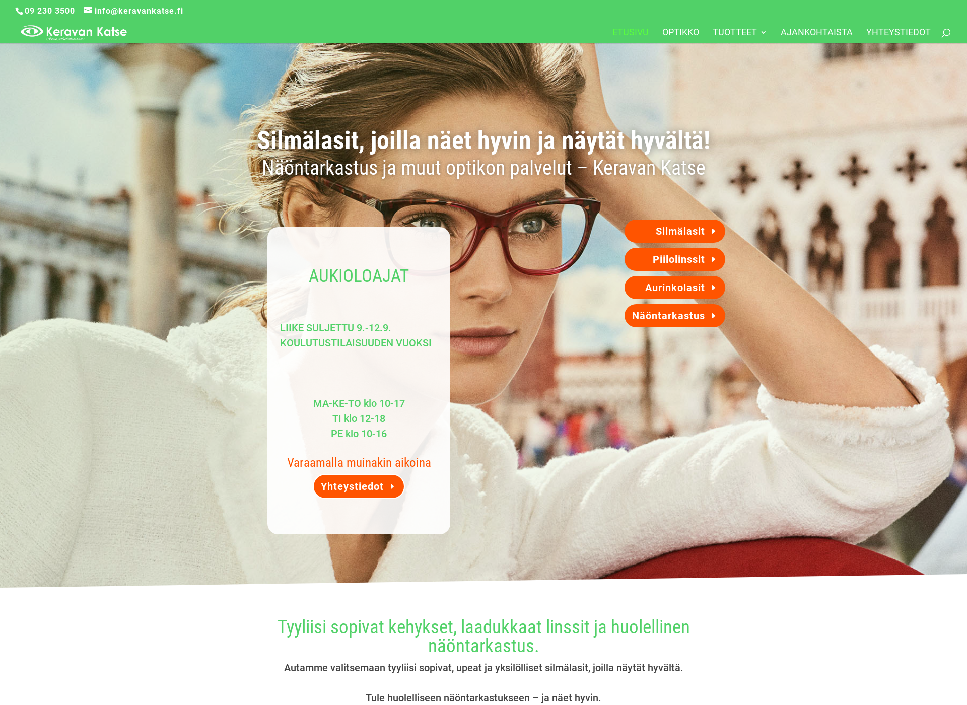 Screenshot for keravankatse.fi
