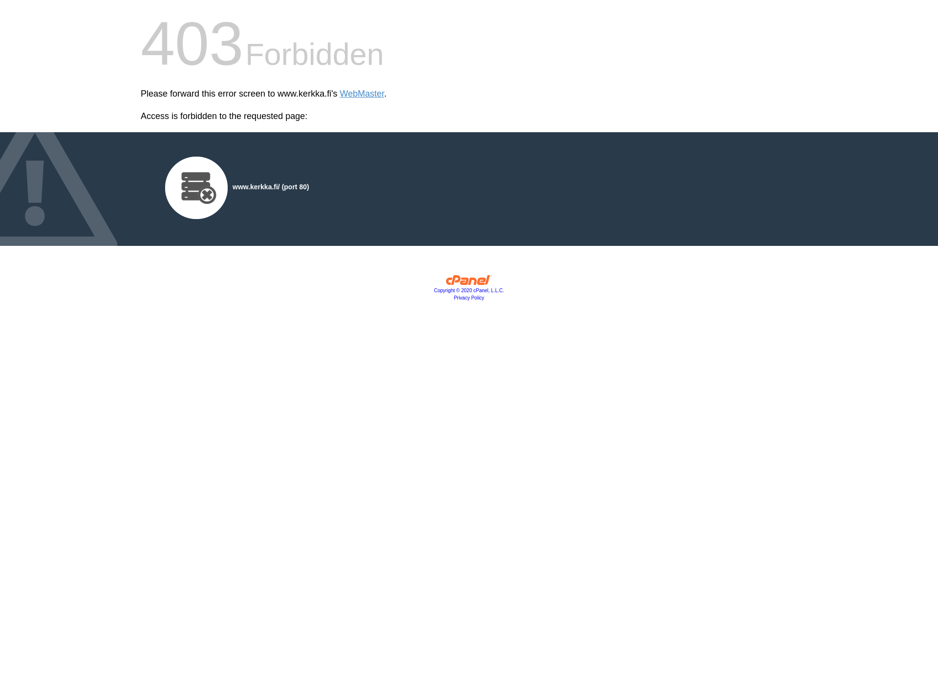 Screenshot for kerkka.fi