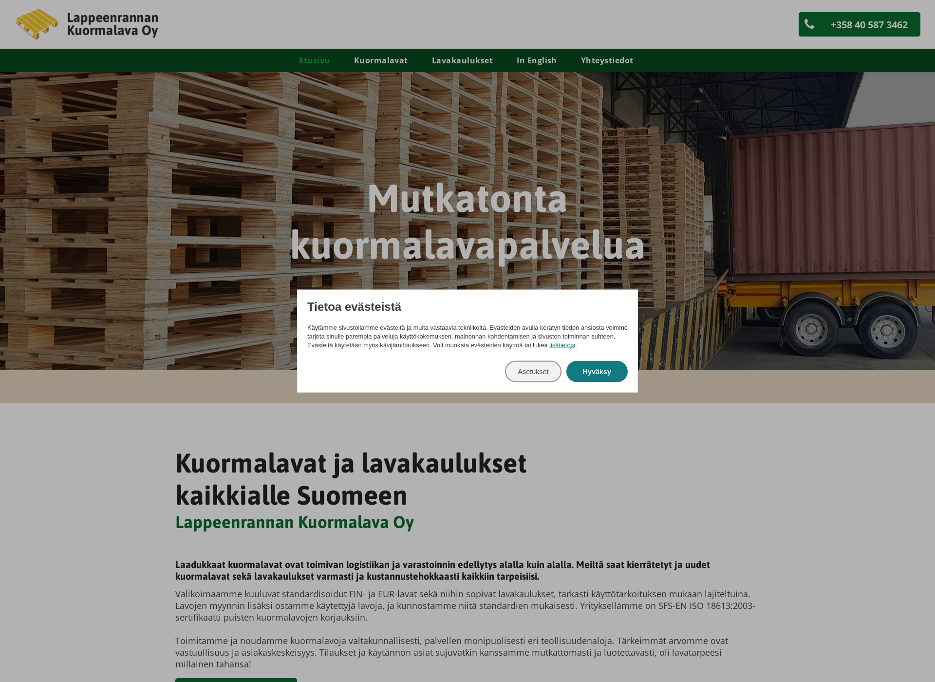 Screenshot for kertalava.fi
