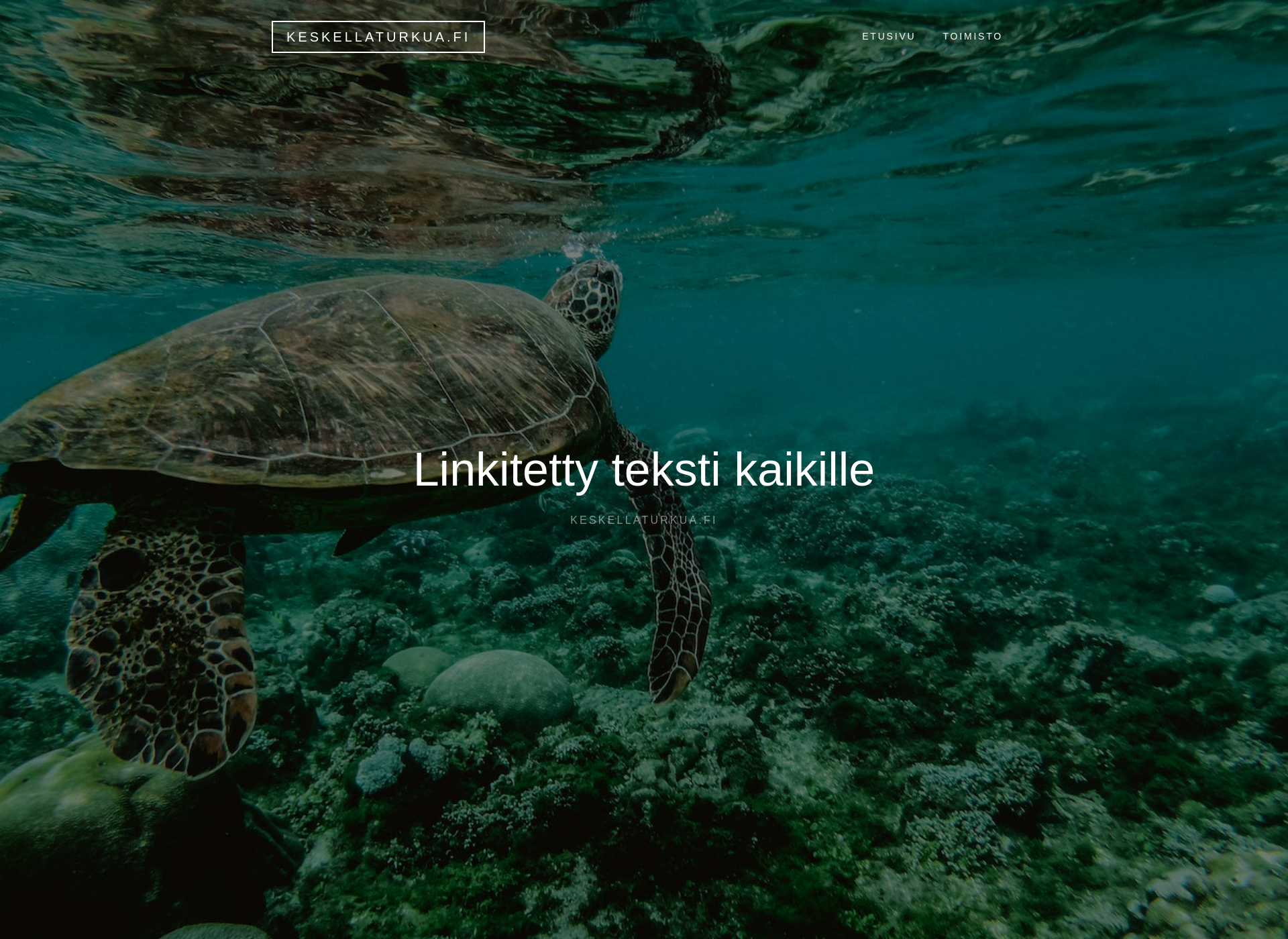 Screenshot for keskellaturkua.fi