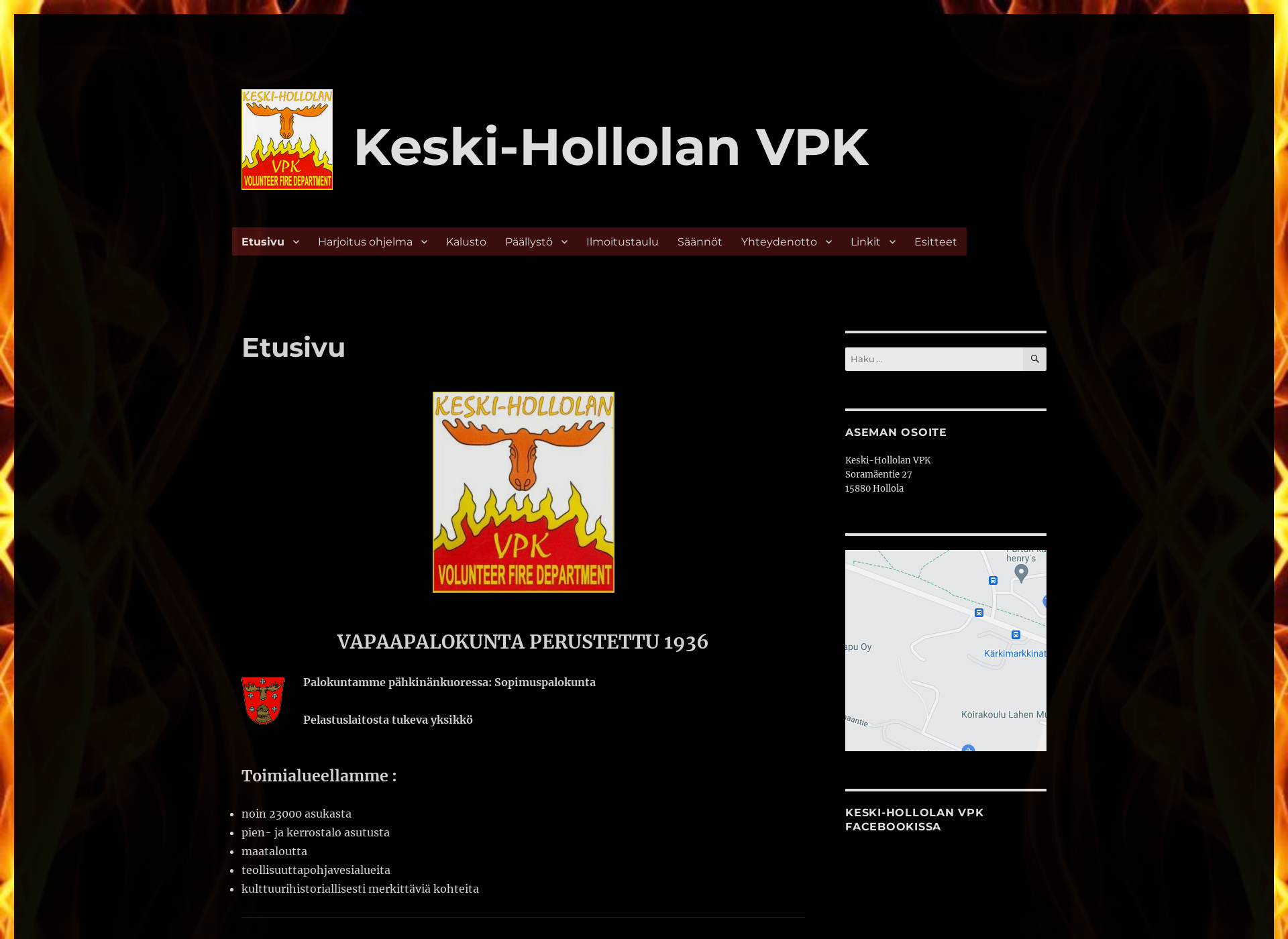 Screenshot for keskihollolanvpk.fi