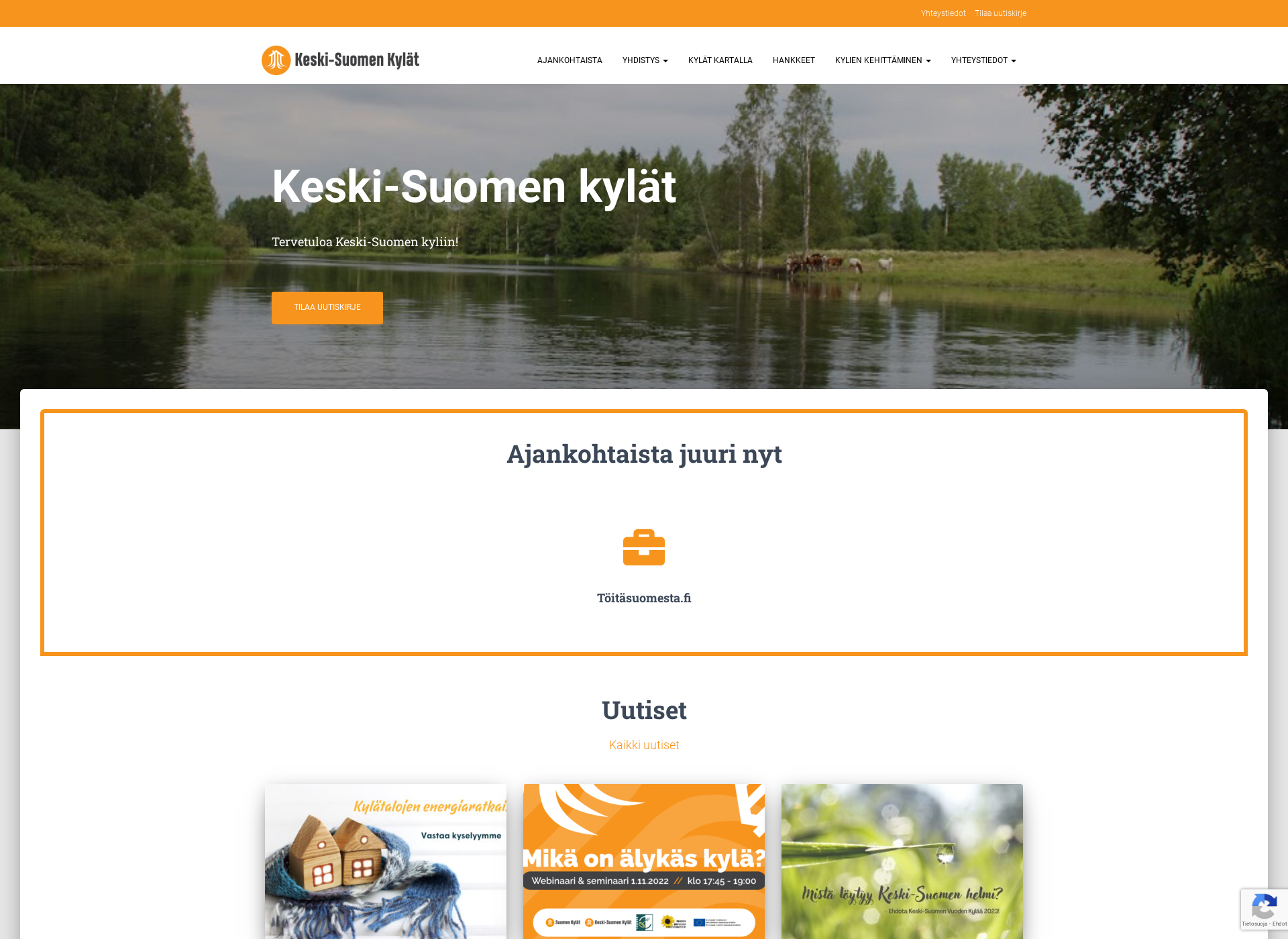 Screenshot for keskisuomenkylat.fi