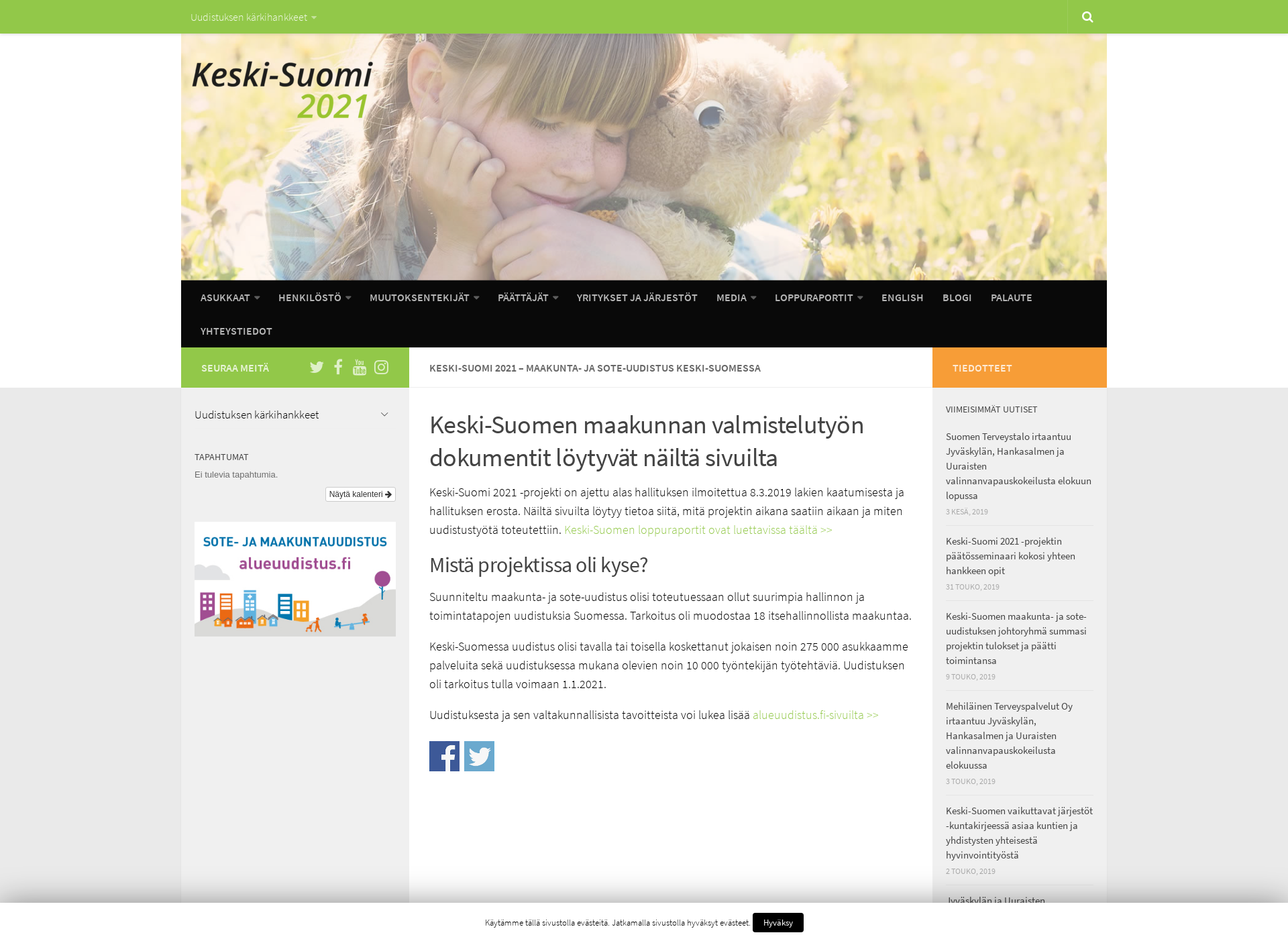 Screenshot for keskisuomi2019.fi