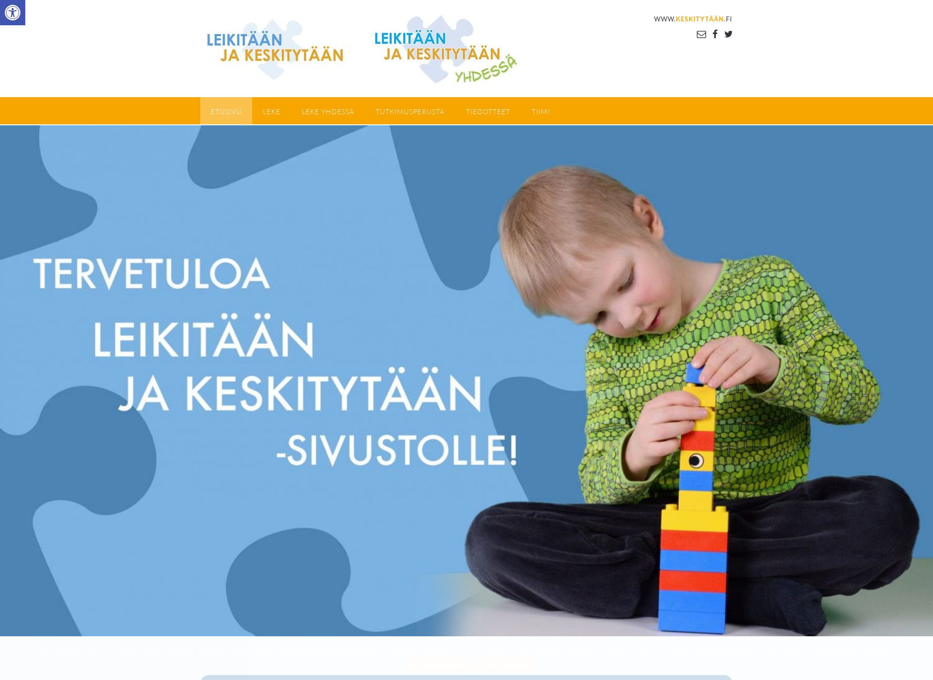 Screenshot for keskitytään.fi