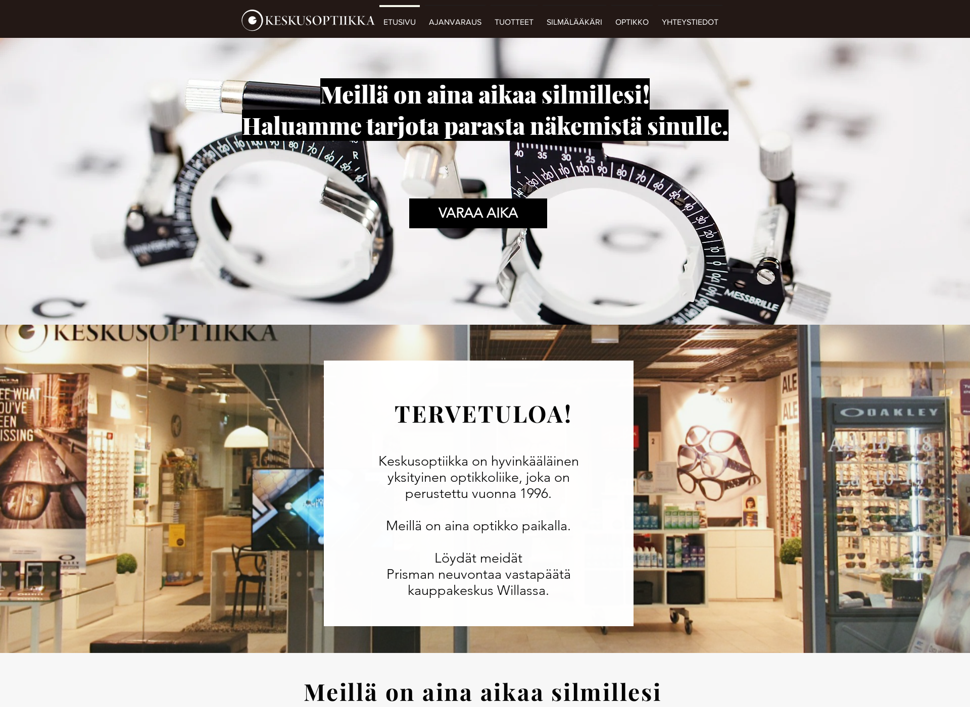 Screenshot for keskusoptiikka.fi