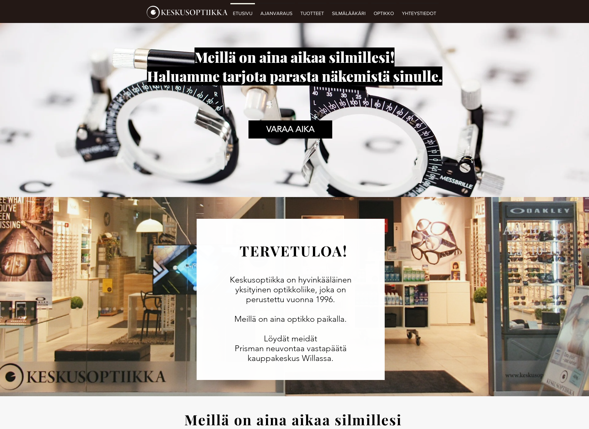 Screenshot for keskusoptiikka.net
