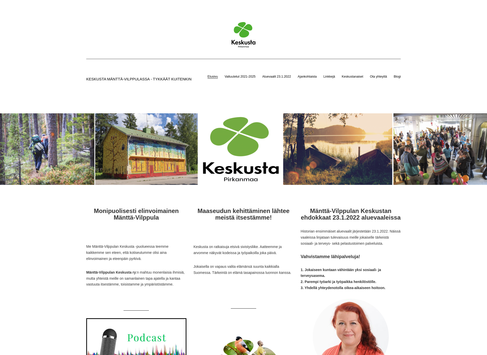 Screenshot for keskustamanttavilppulassa.fi