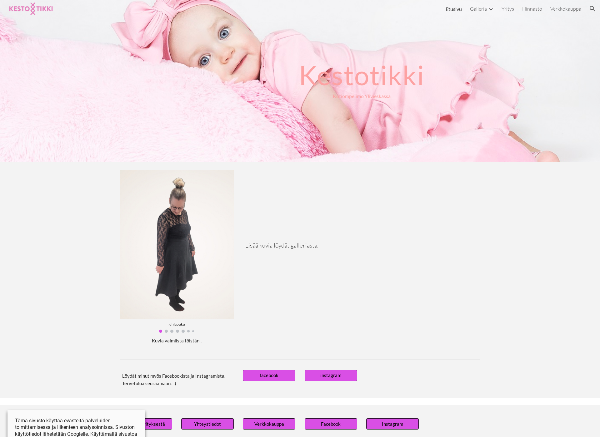 Screenshot for kestotikki.fi