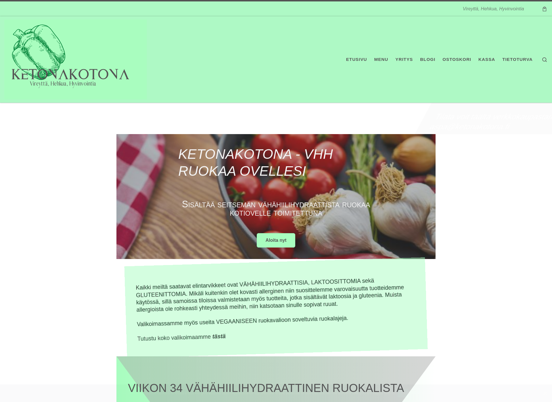 Screenshot for ketonakotona.fi