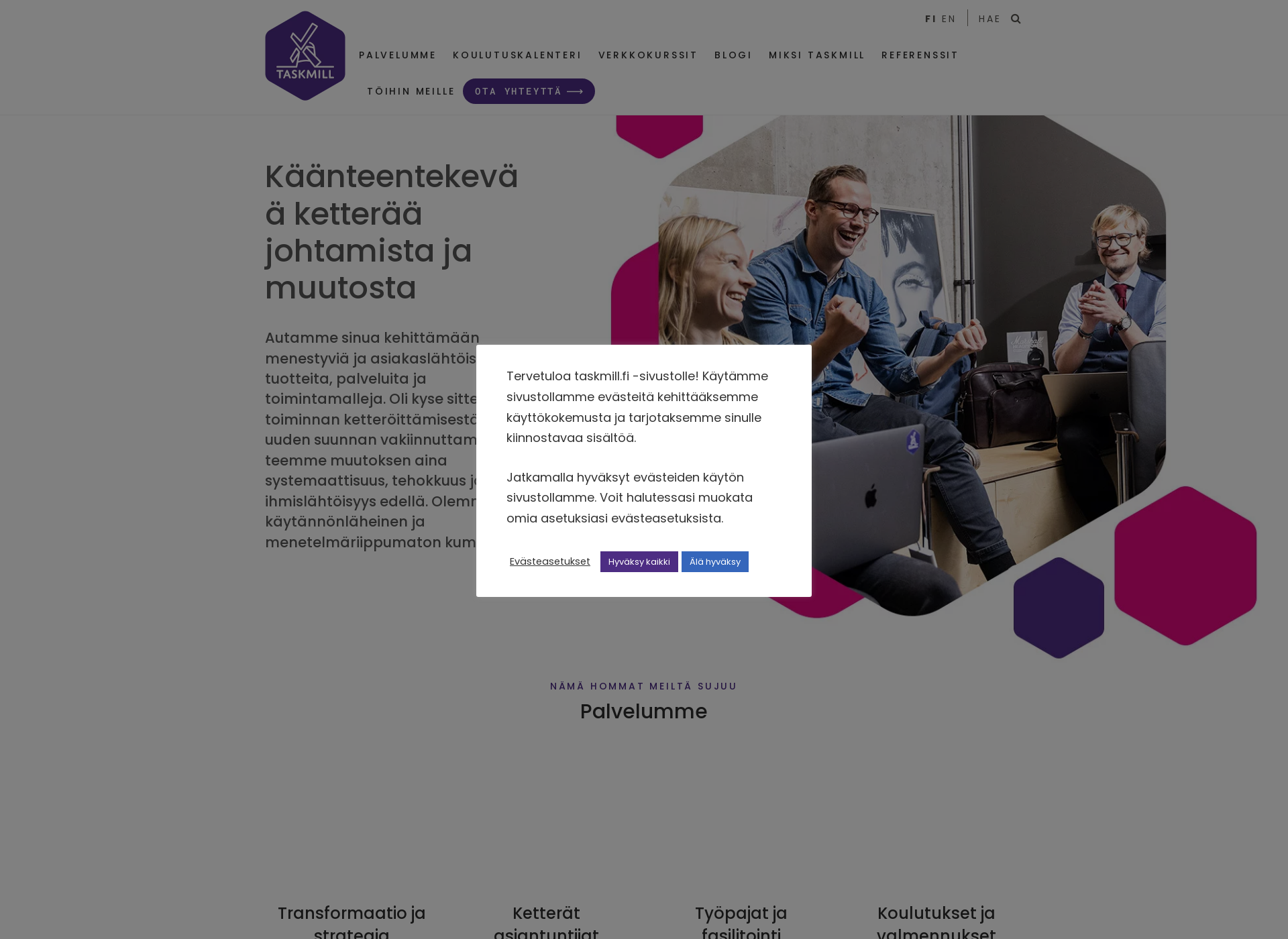 Screenshot for ketteramyynti.fi