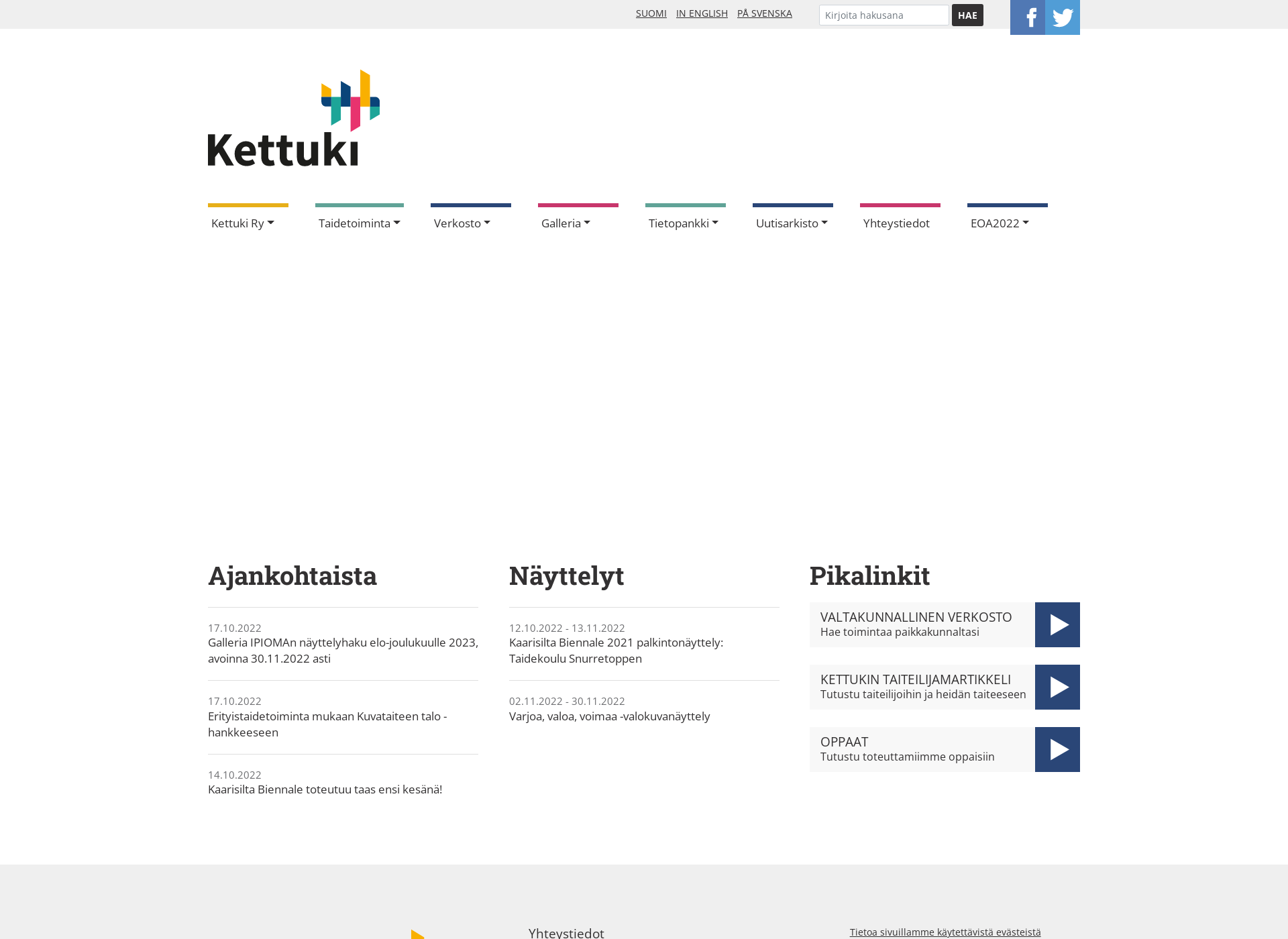 Screenshot for kettuki.fi