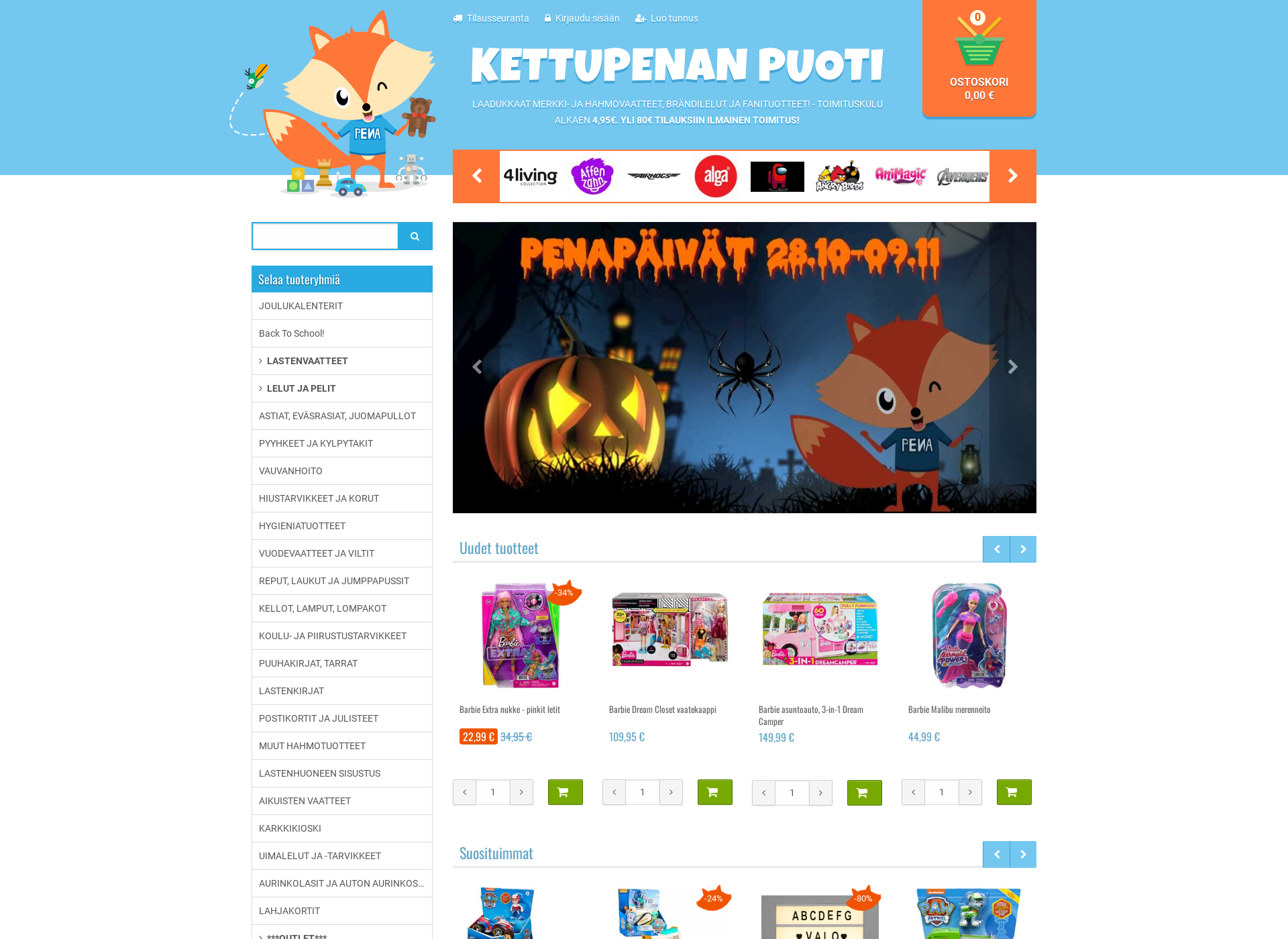 Screenshot for kettupena.fi