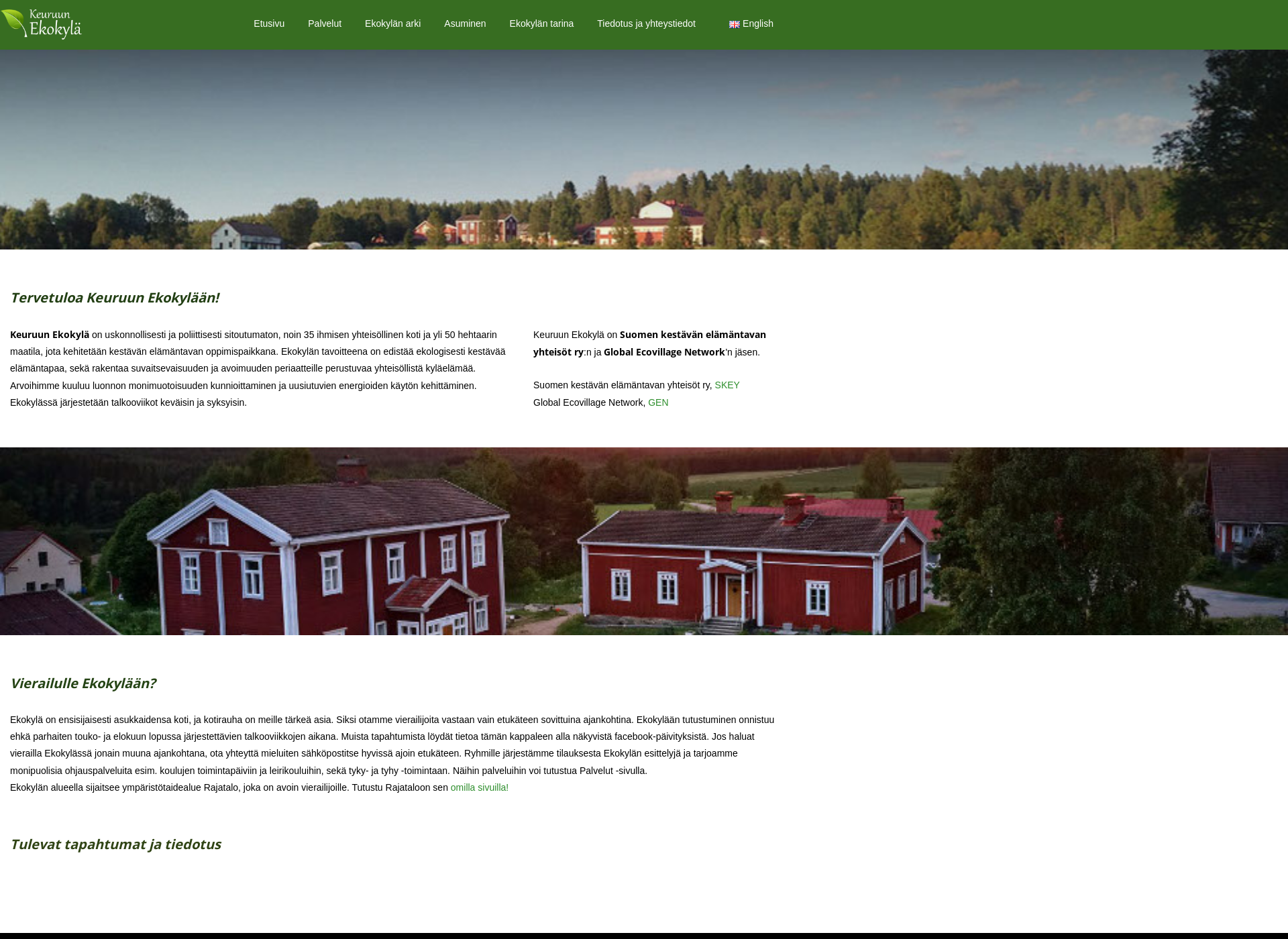 Screenshot for keuruunekokyla.fi