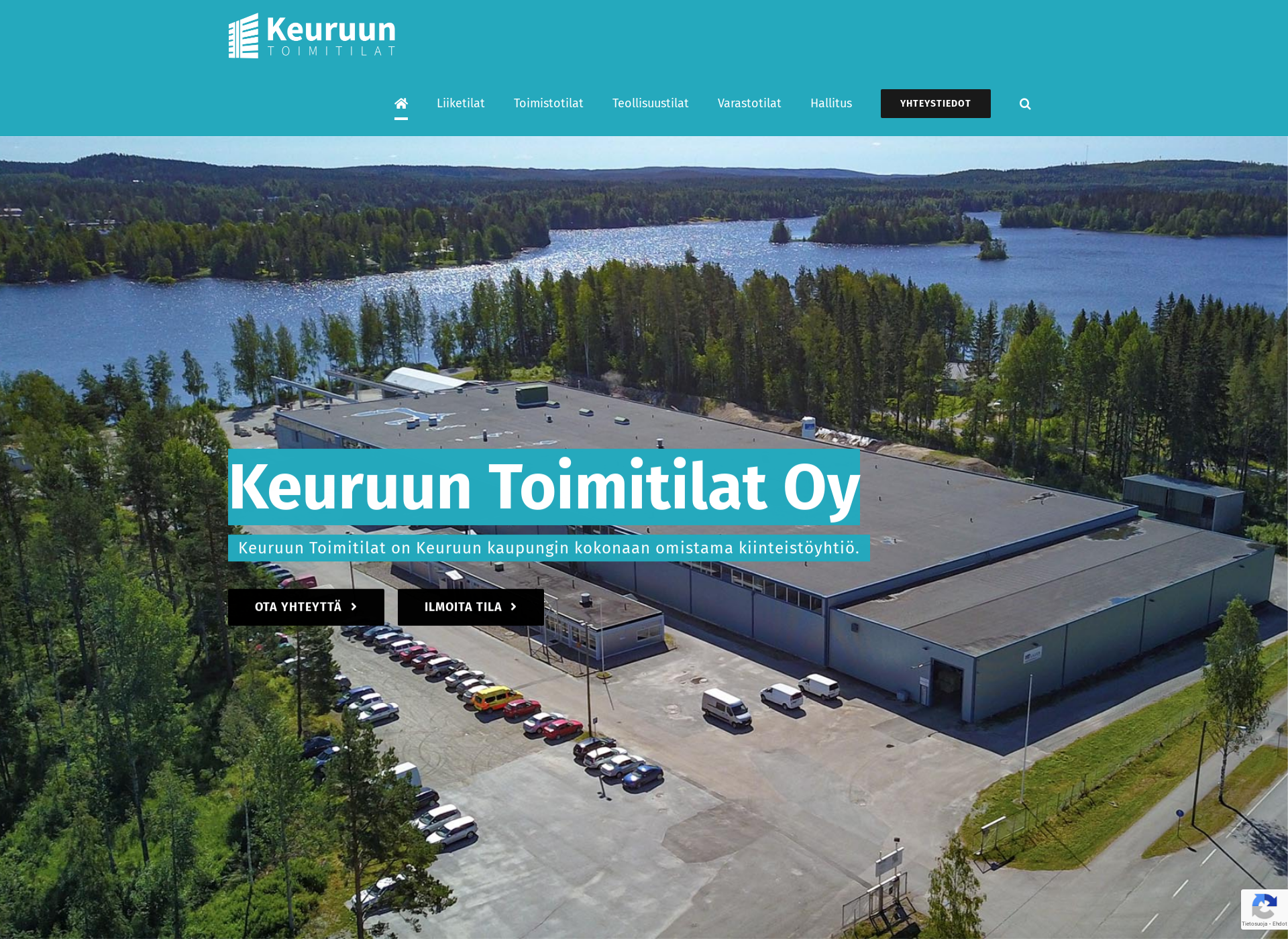 Screenshot for keuruuntoimitilat.fi