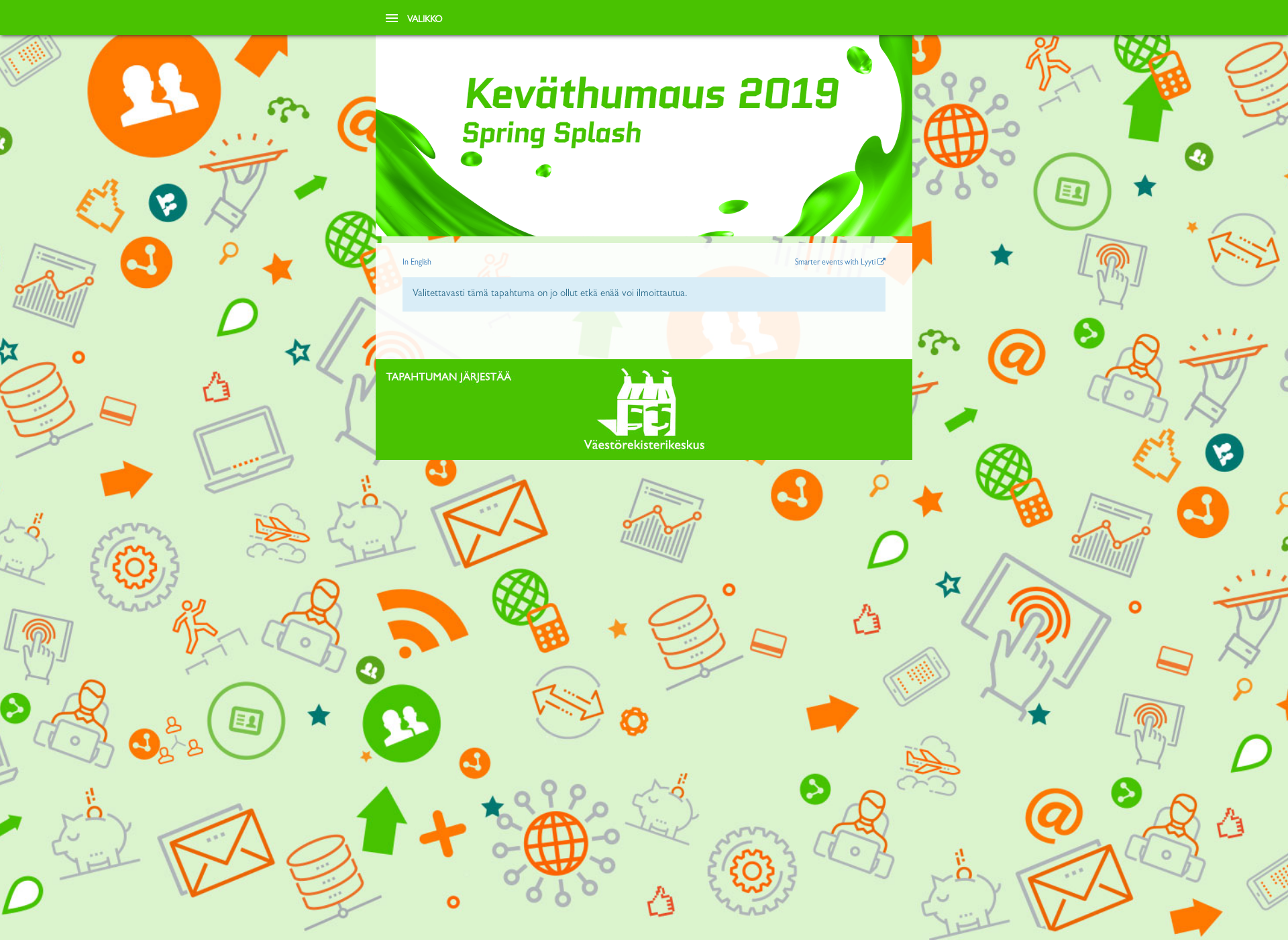 Screenshot for kevathumaus.fi