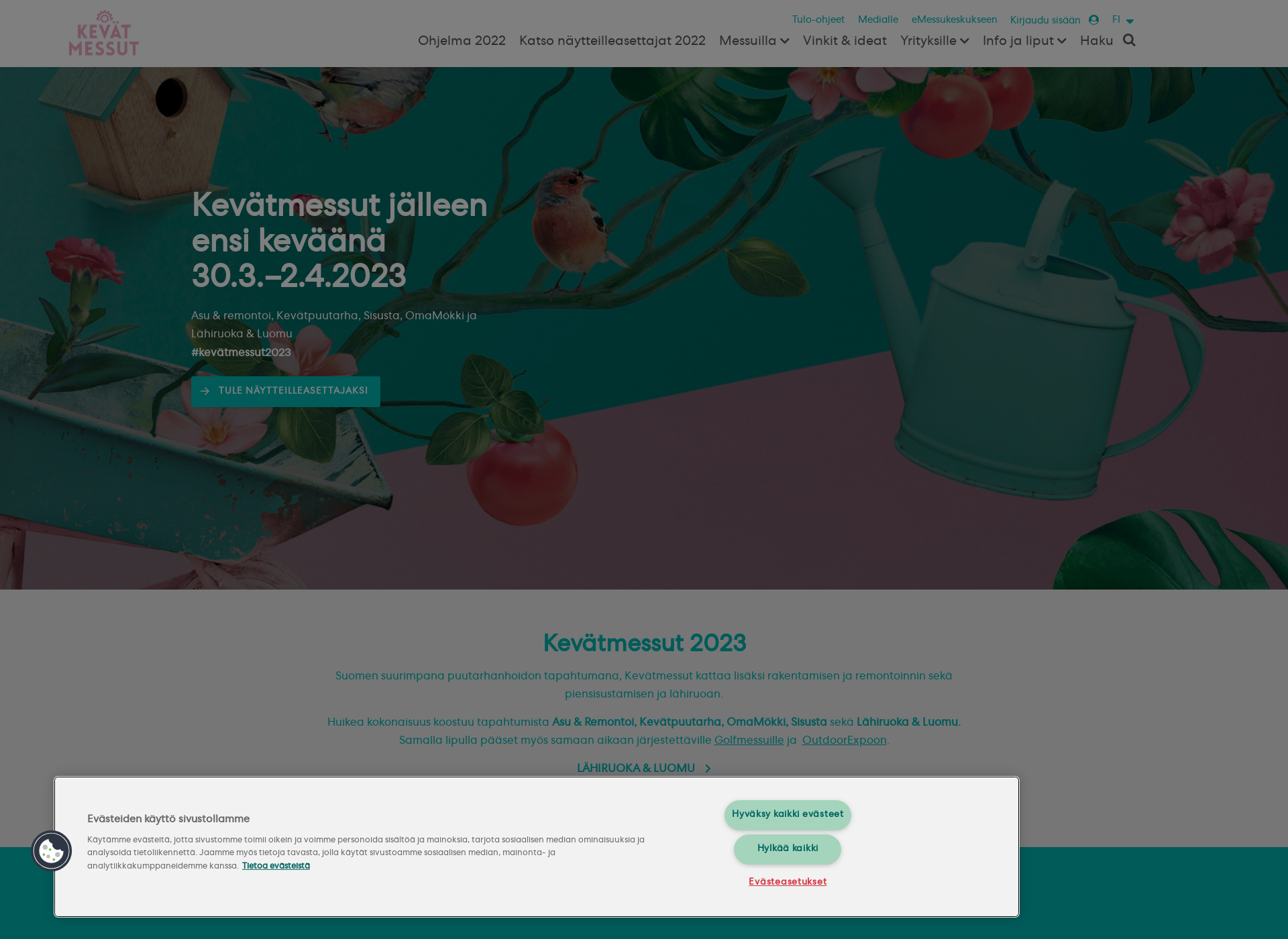 Screenshot for kevatpuutarha.fi