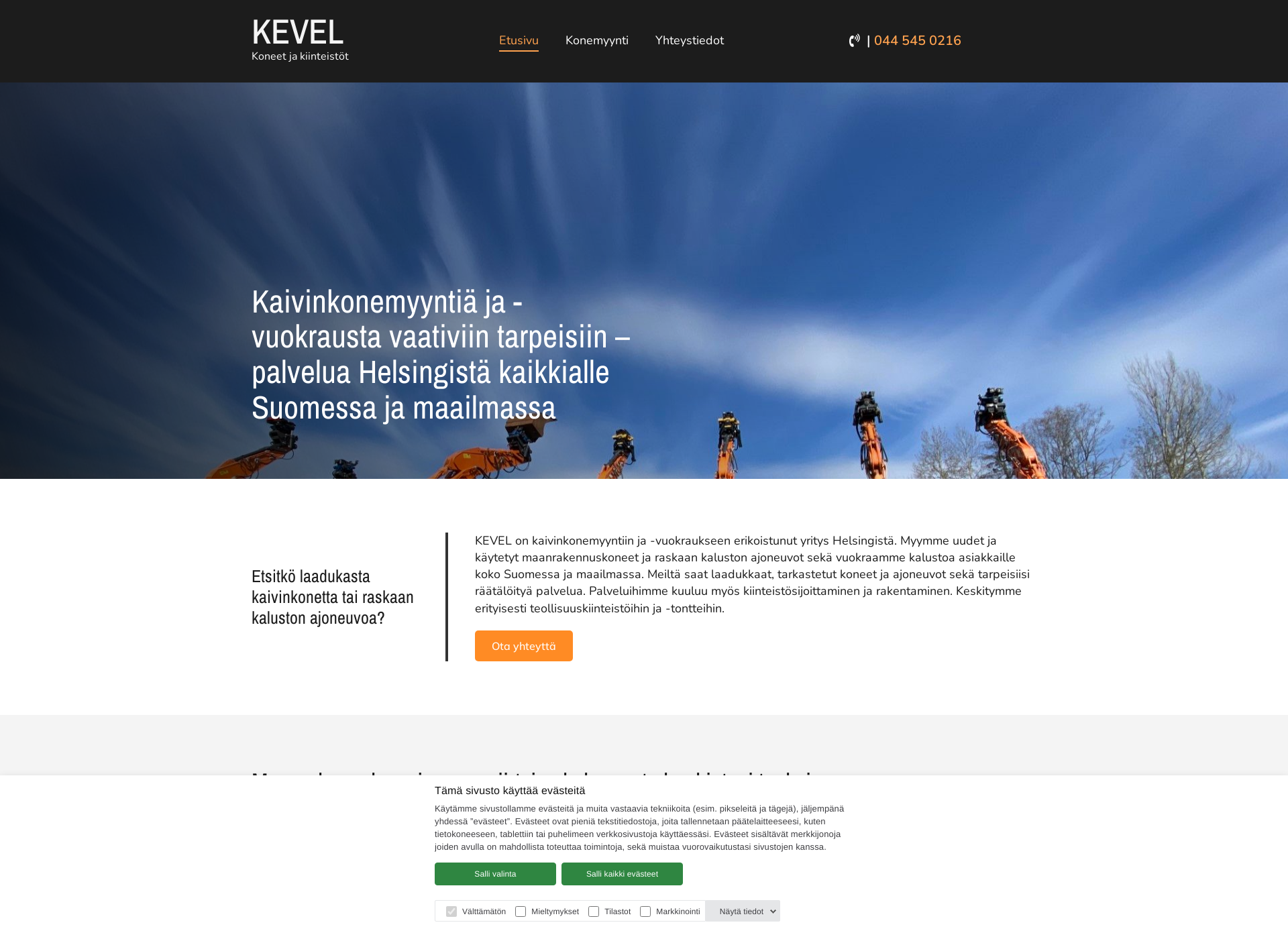 Screenshot for keveloy.fi