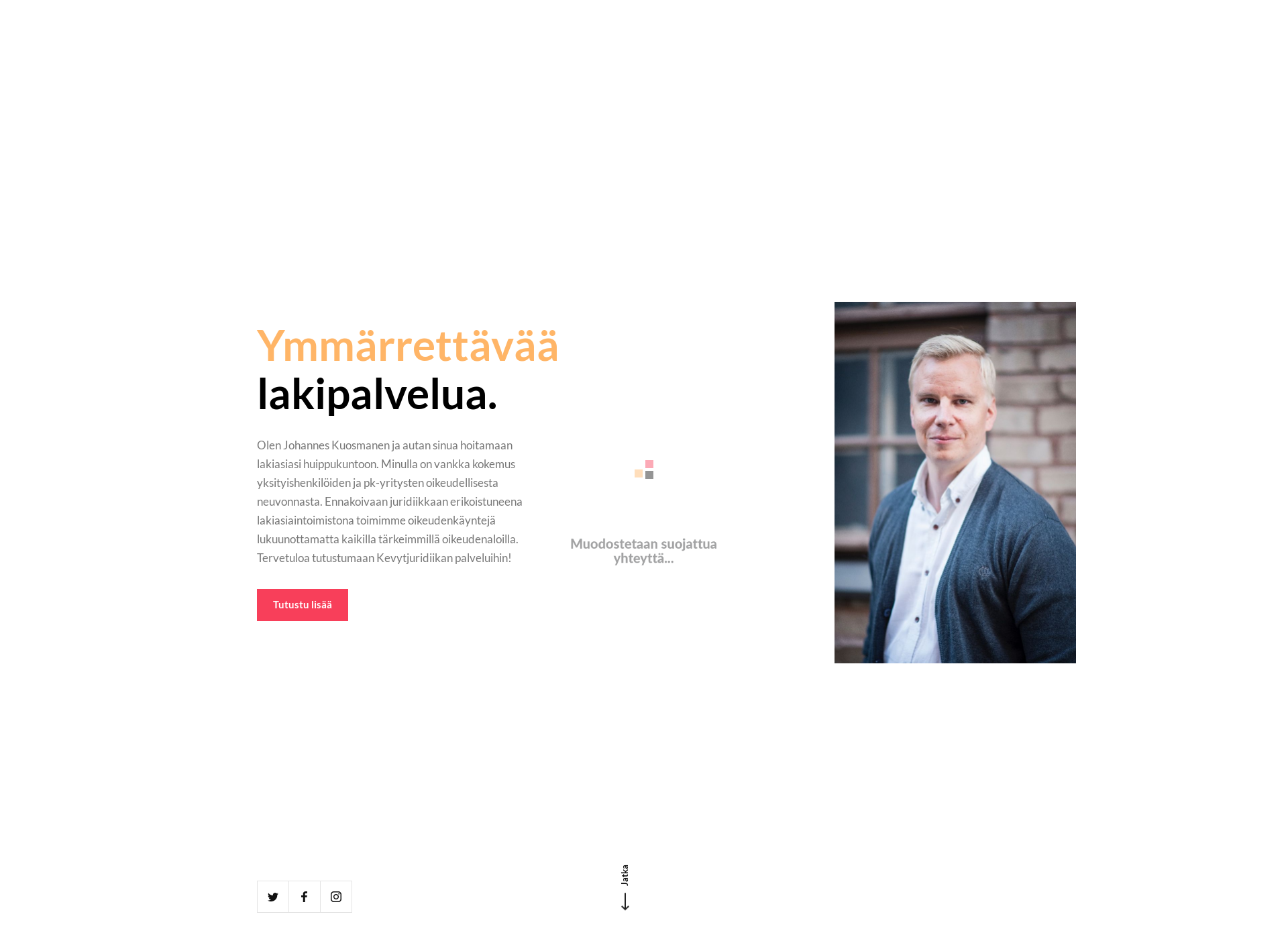 Screenshot for kevytjuridiikka.fi