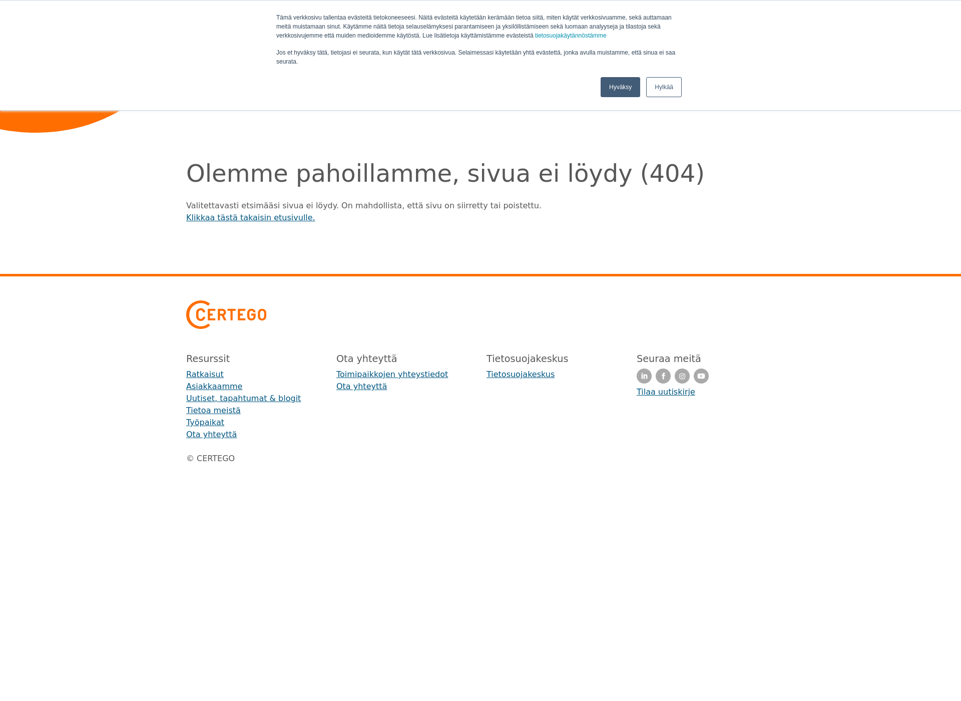 Skärmdump för keycon.fi