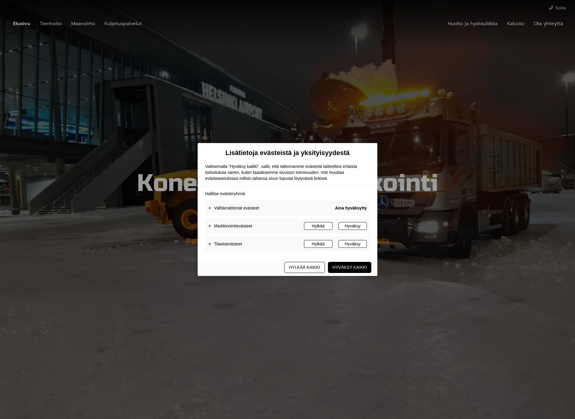 Screenshot for khamalainen.fi