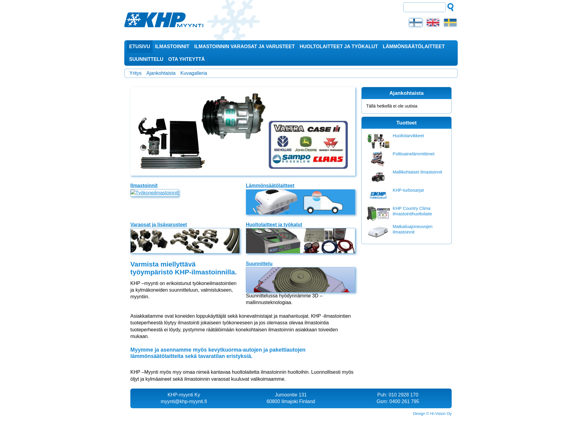 Screenshot for khp-myynti.fi