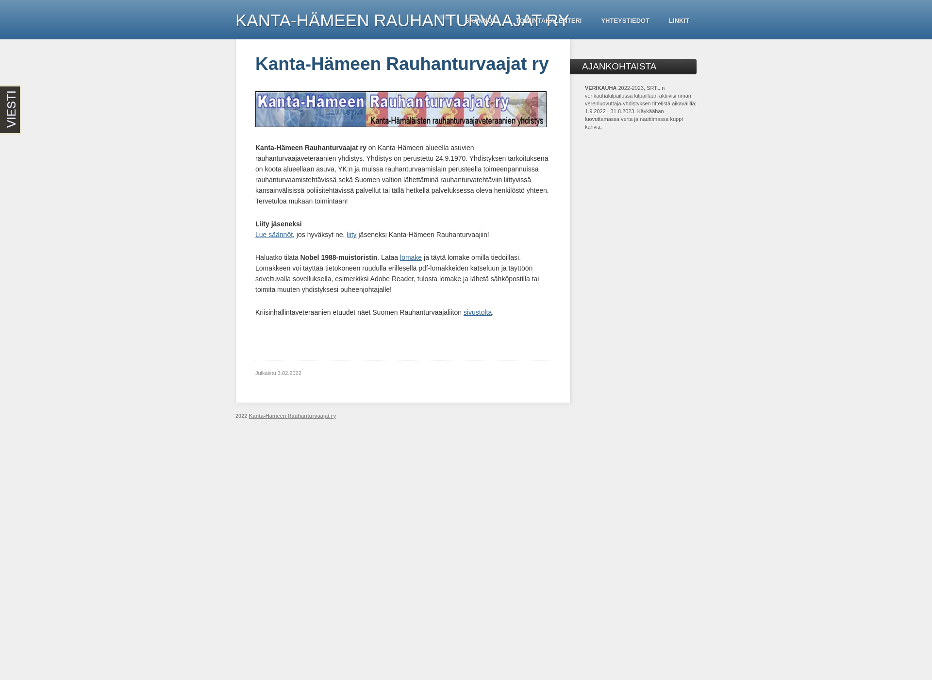Screenshot for khrt.fi