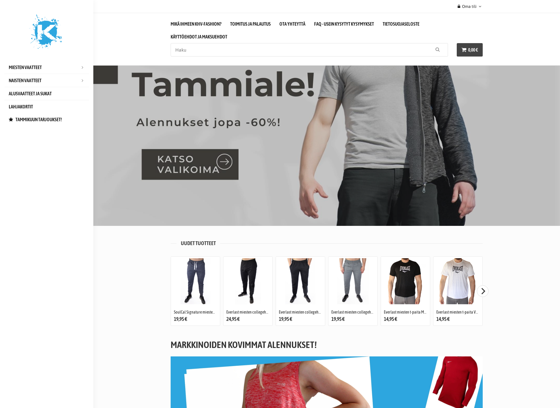Screenshot for khv-fashion.fi