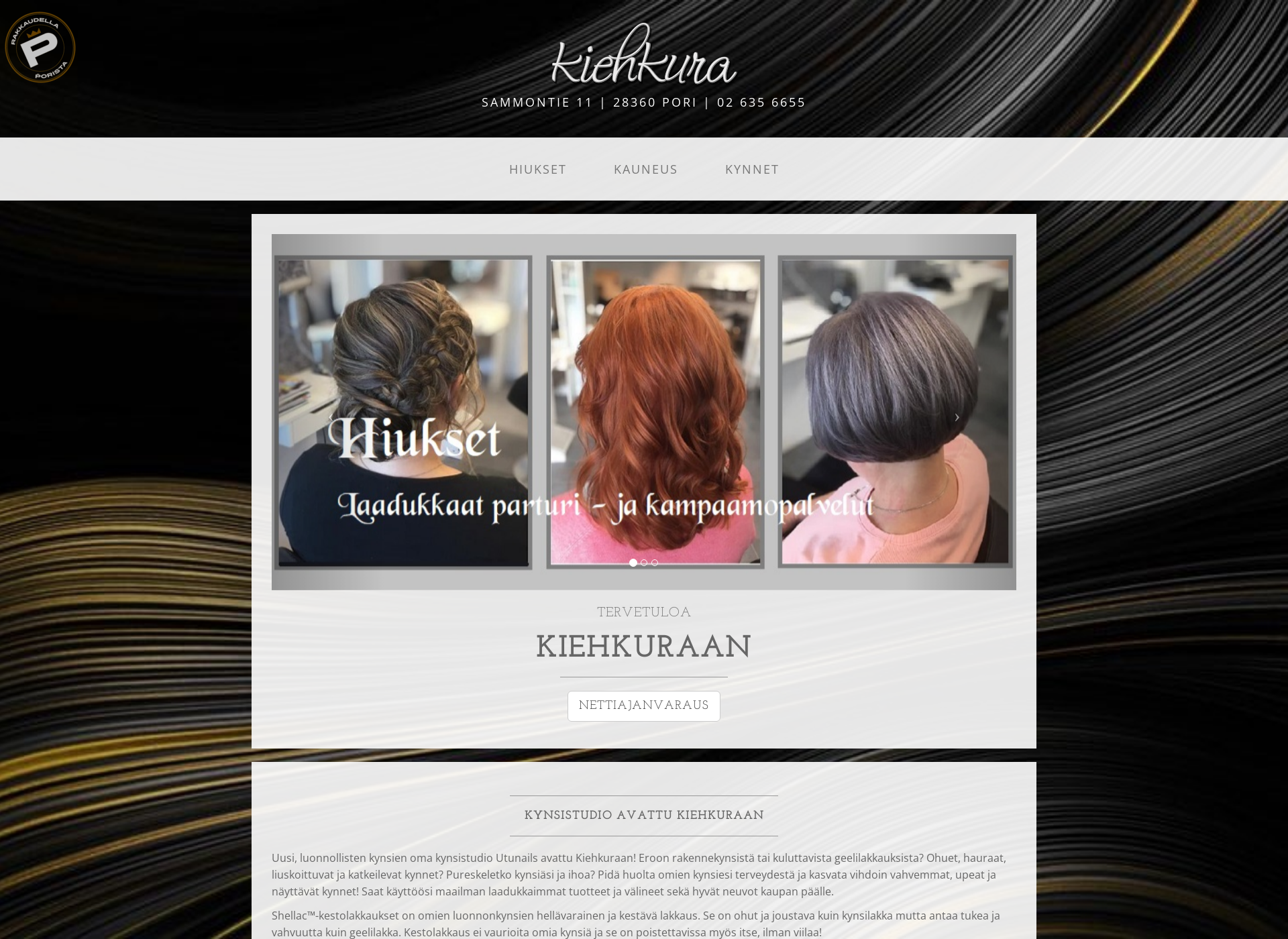 Screenshot for kiehkura.com