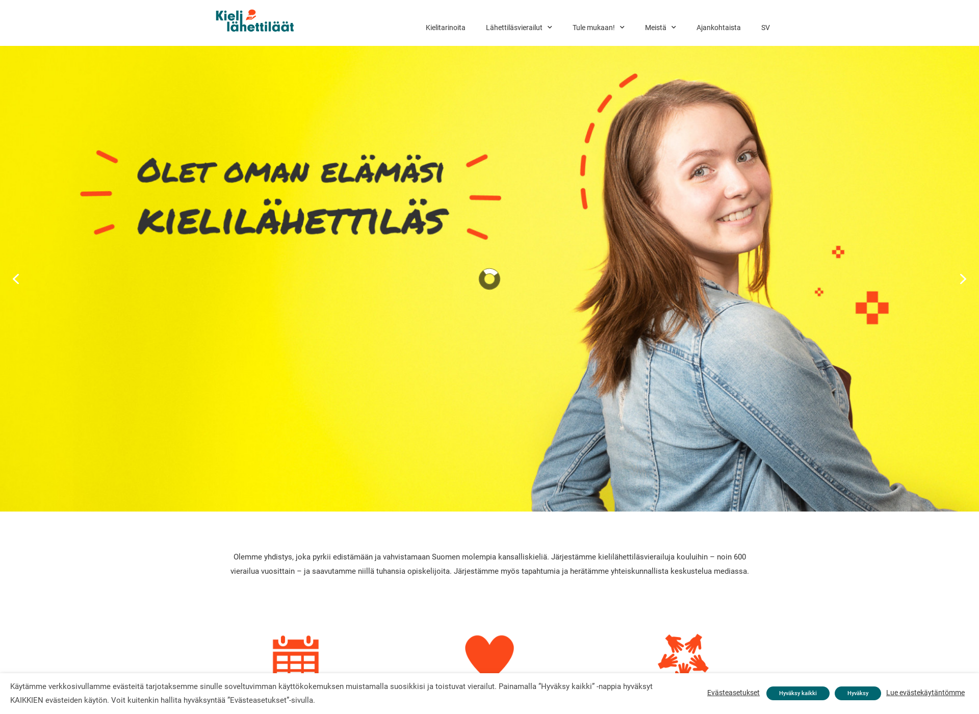 Screenshot for kielilahettilaat.fi