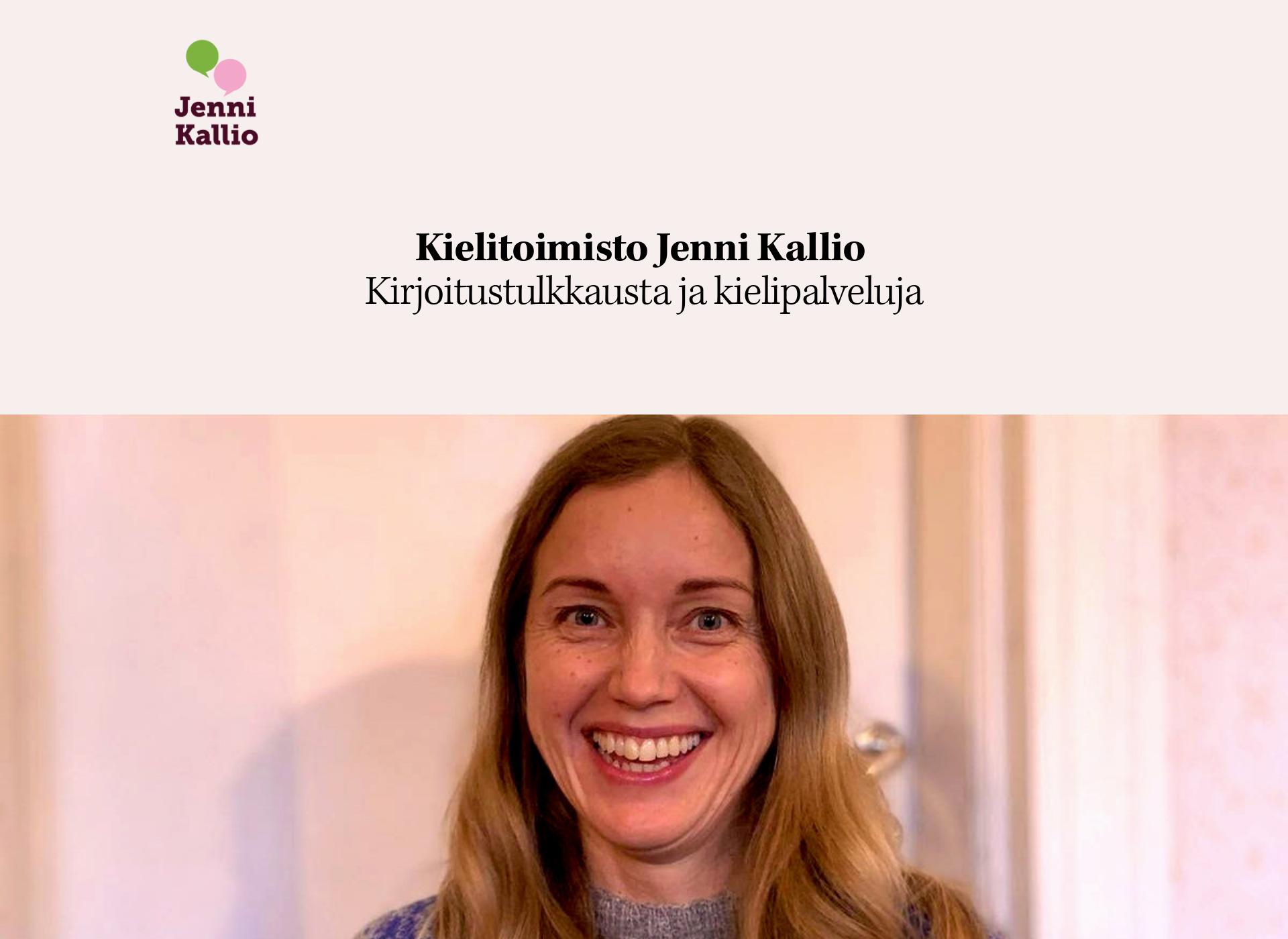Screenshot for kielitoimistojennikallio.fi