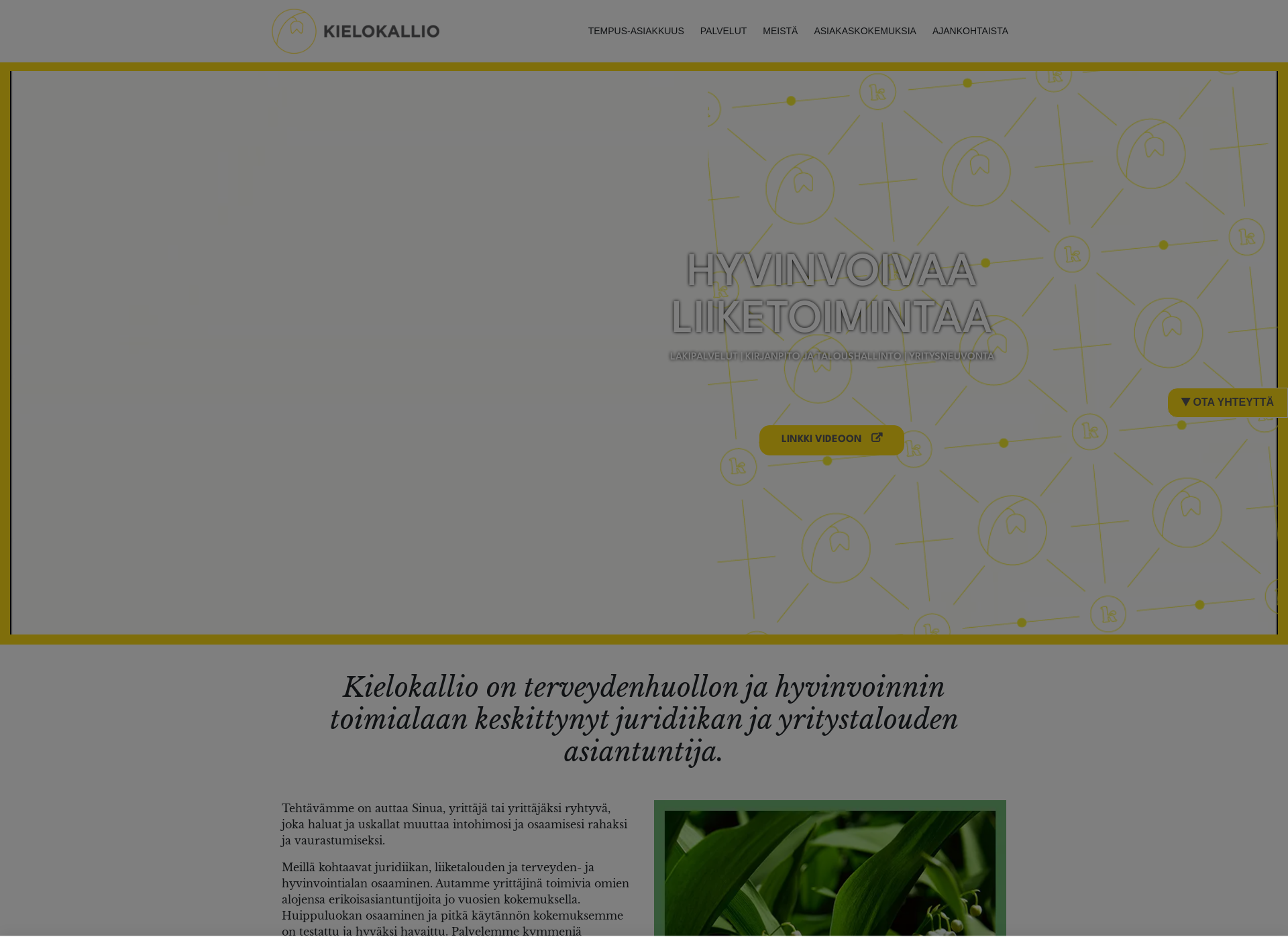 Screenshot for kielokallio.fi