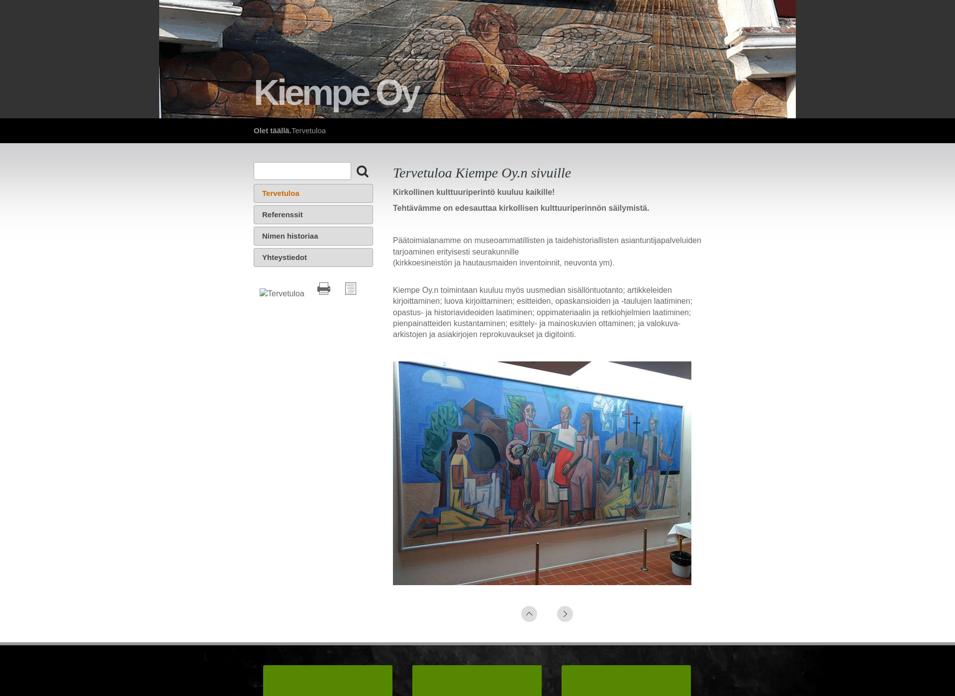 Screenshot for kiempe.fi
